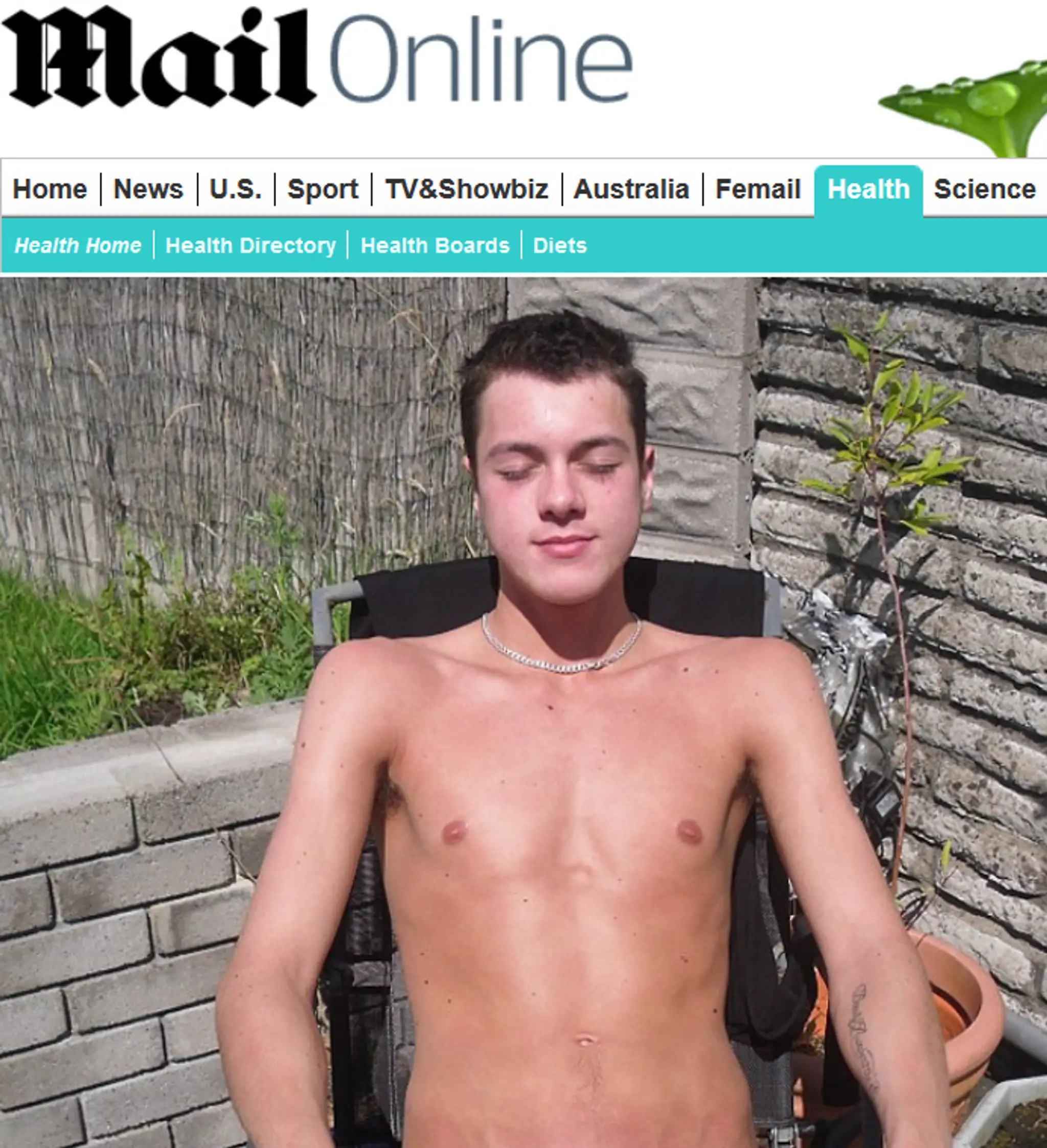 Perry Andrews ako 44-kilový.