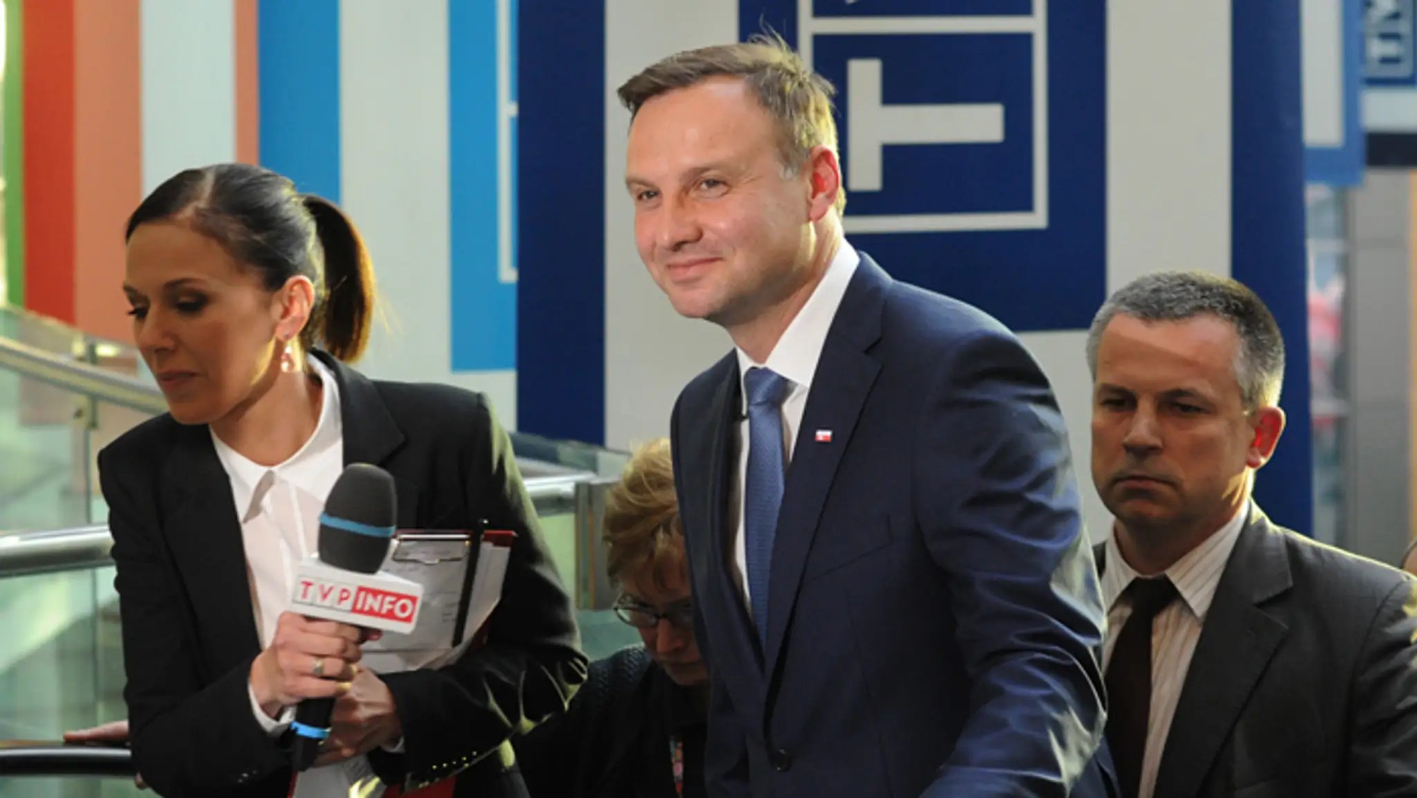 Prezidentský kandidát PiS Andrzej Duda.