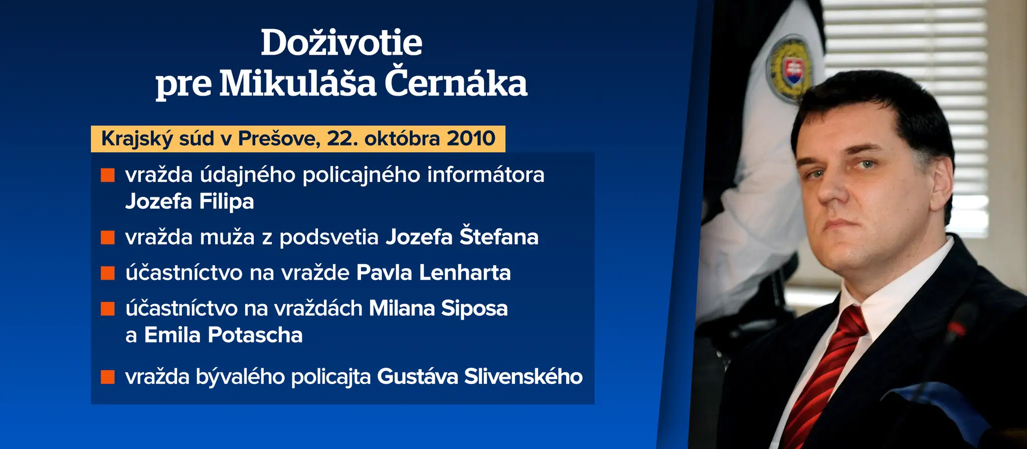 Černák doživotie