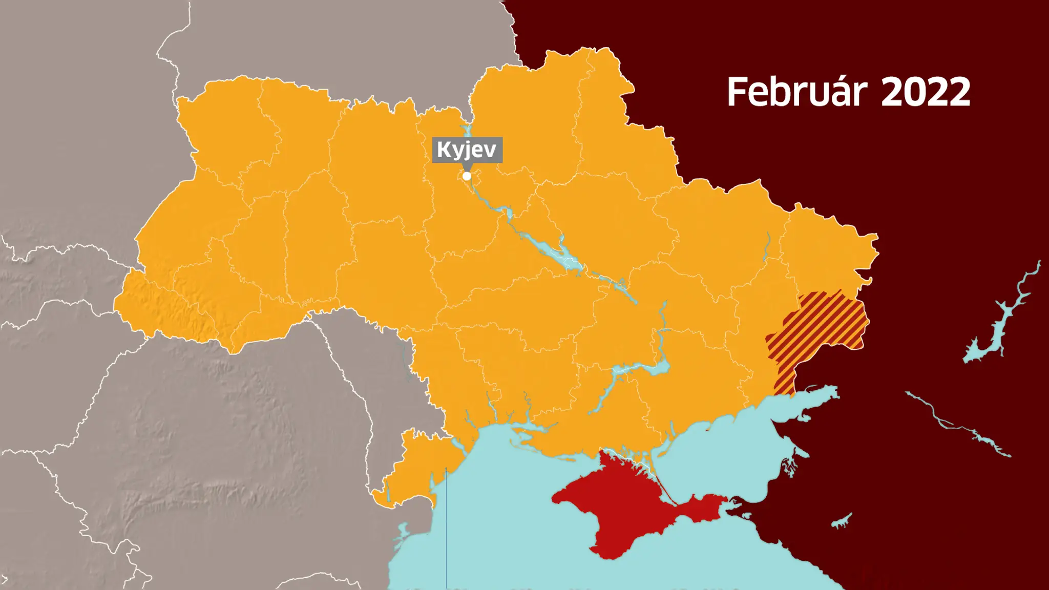 Mapa február