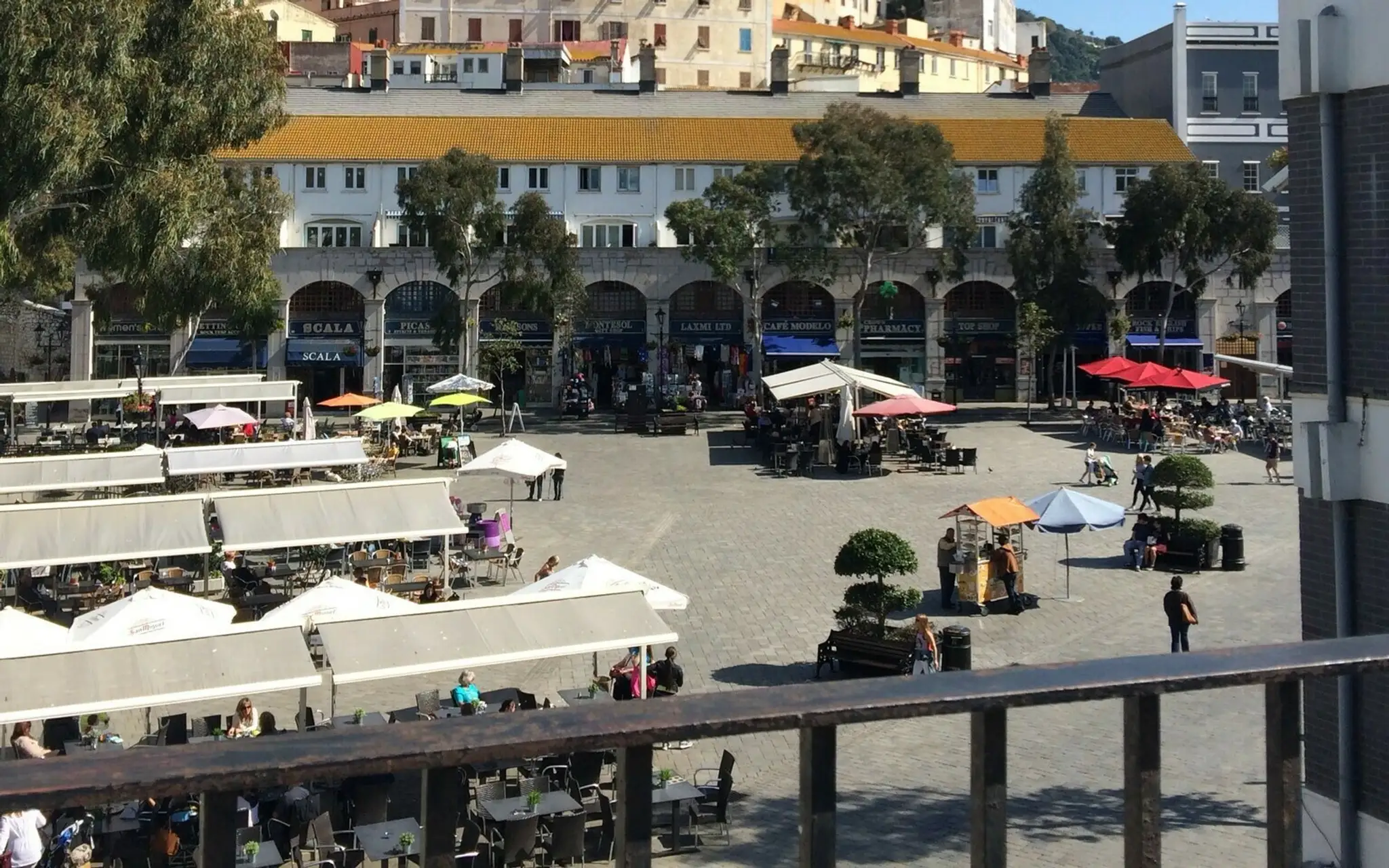 Námestie Grand Casemates v Gibraltári