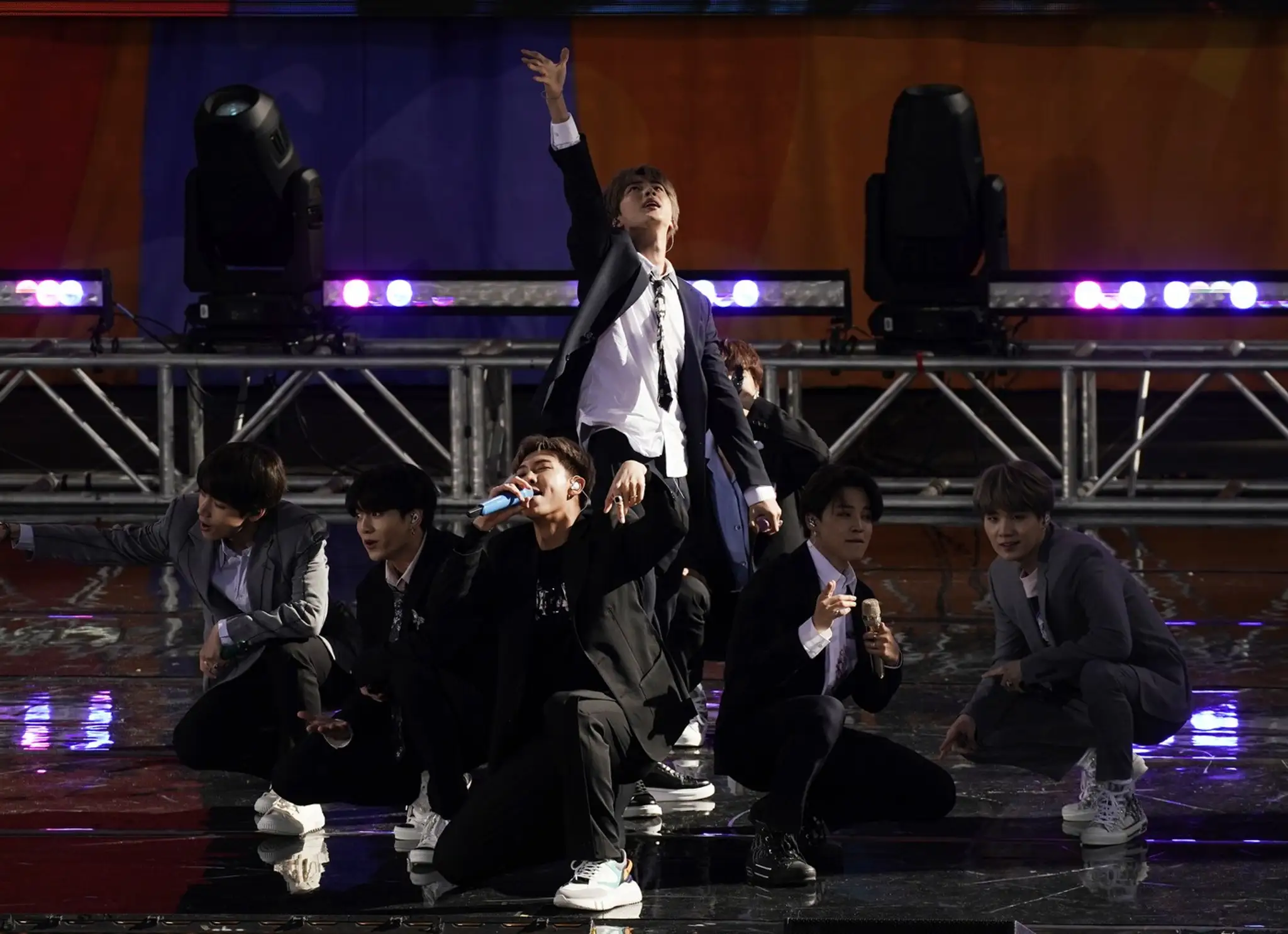 Skupina BTS vystúpila v Good Morning America v New Yorku