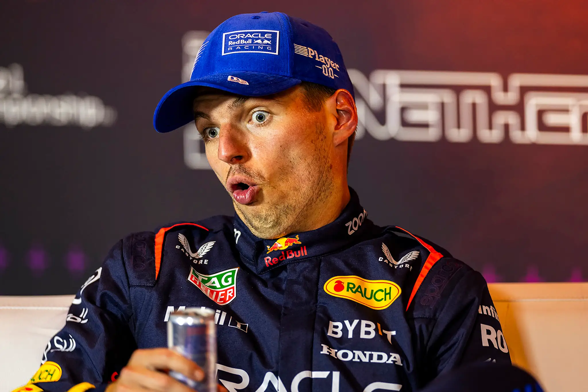 Max Verstappen vystrúhal aj takúto grimasu.