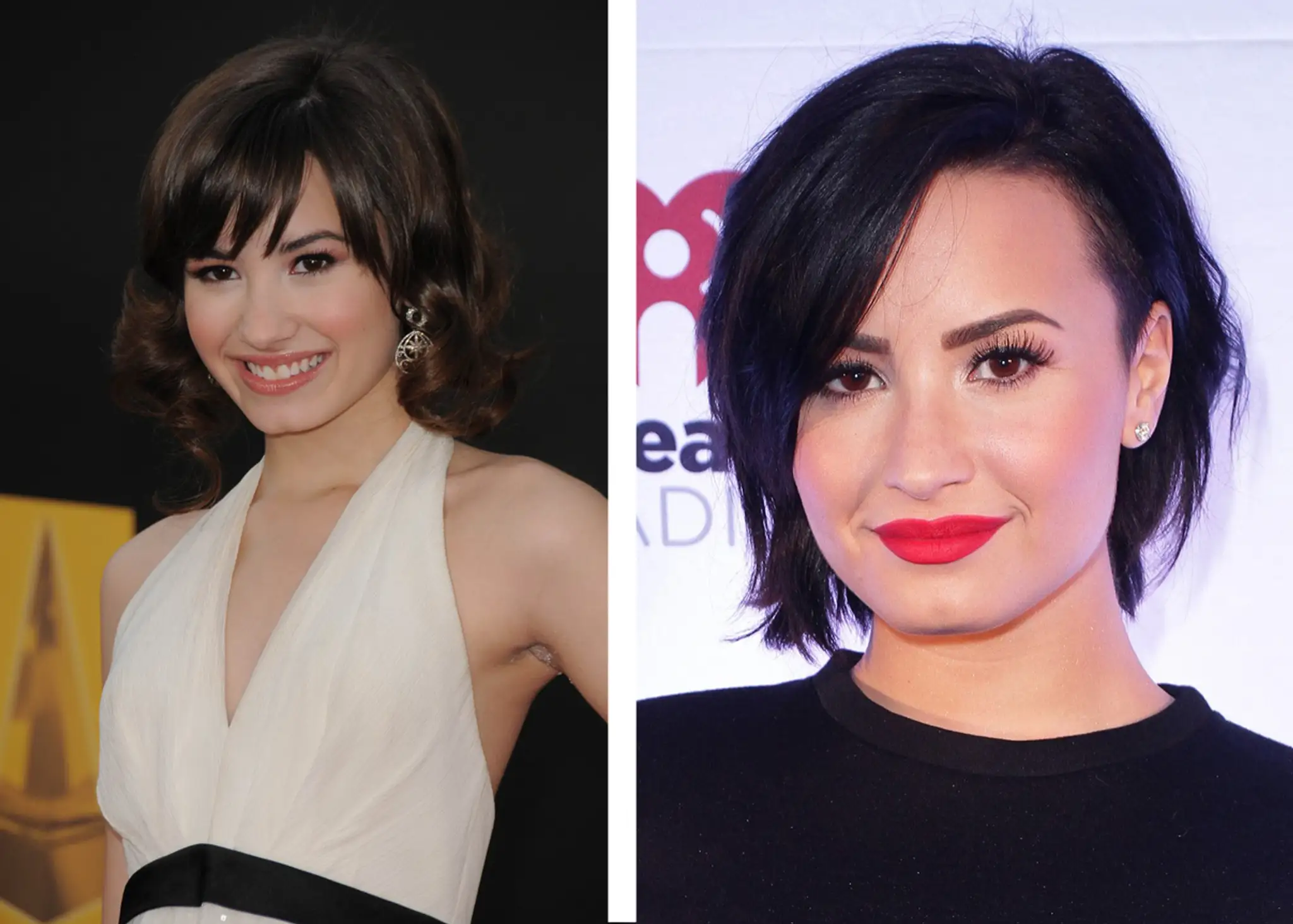 Demi Lovato na začiatku kariéry a teraz.