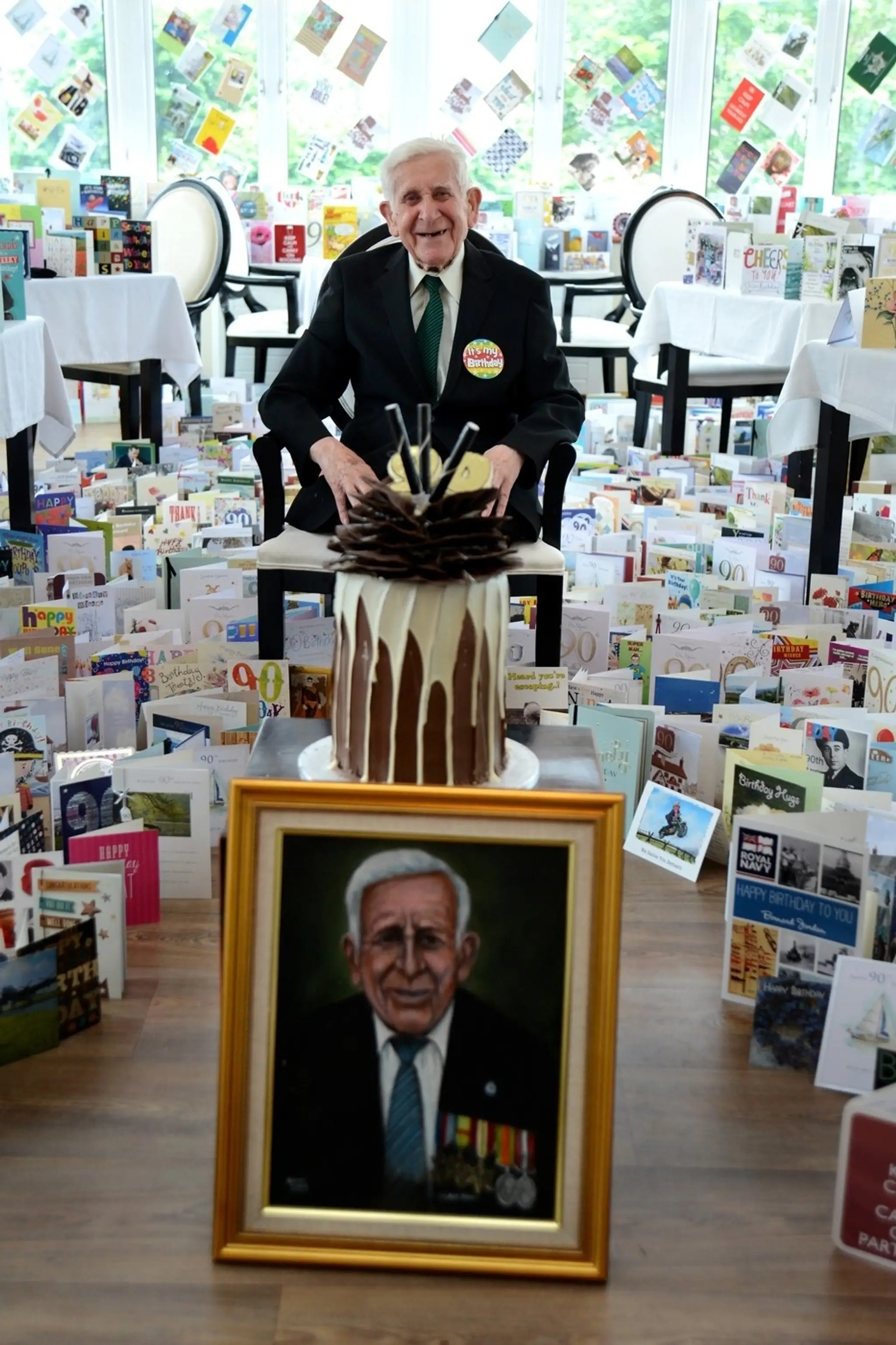 Vojnový veterán Bernard Jordan 