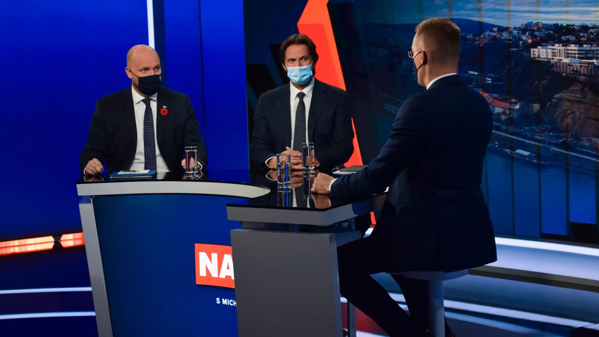 Jaroslav Naď a Robert Kaliňák v Na telo.