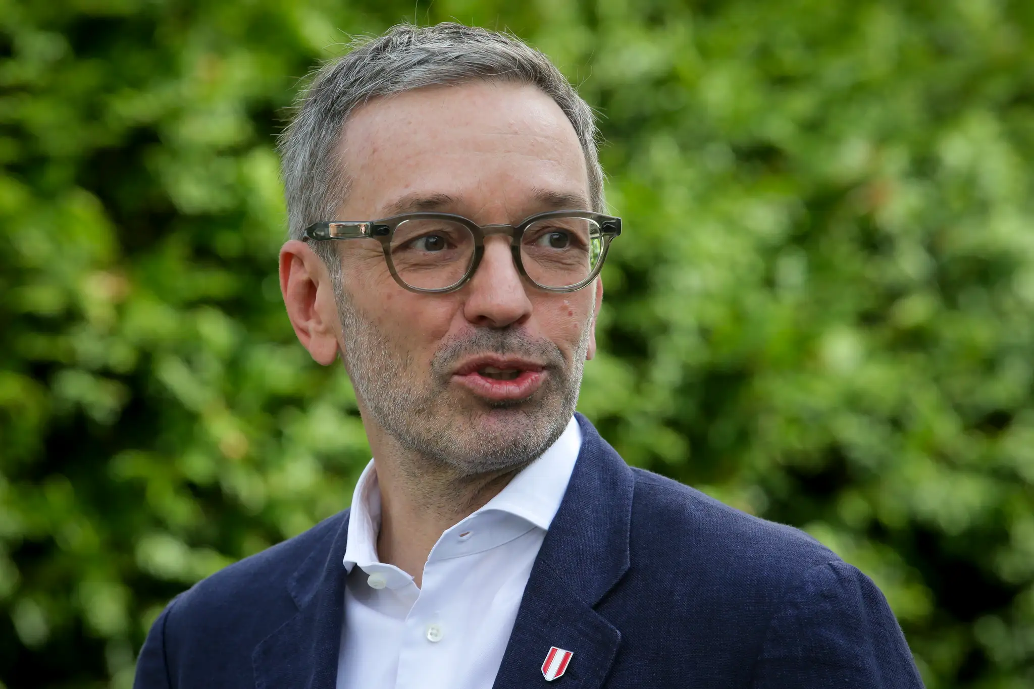Líder krajne pravicovej Slobodnej strany Rakúska (FPÖ) Herbert Kickl.