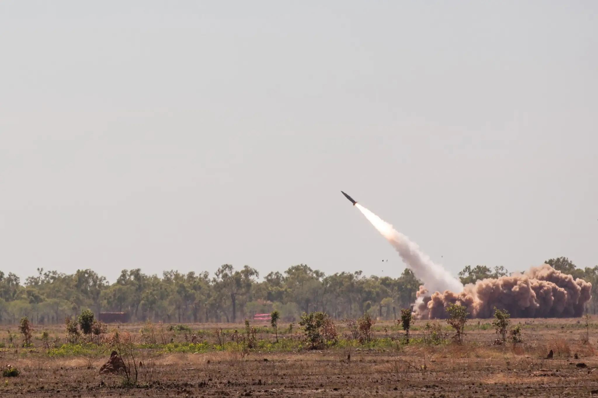 Test rakety ATACMS.