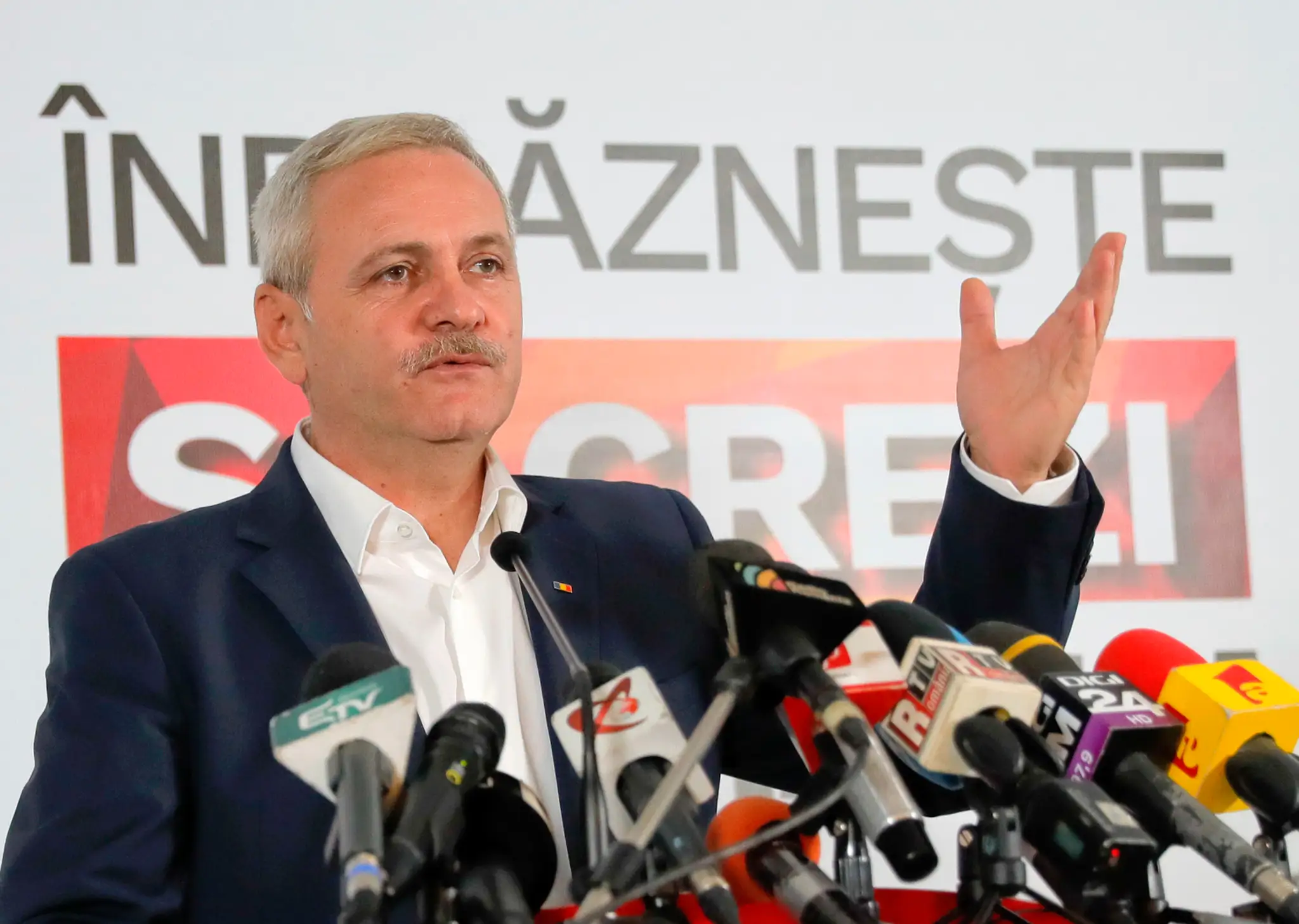 Predseda sociálno demokratickej strany PSD Liviu Dragnea.