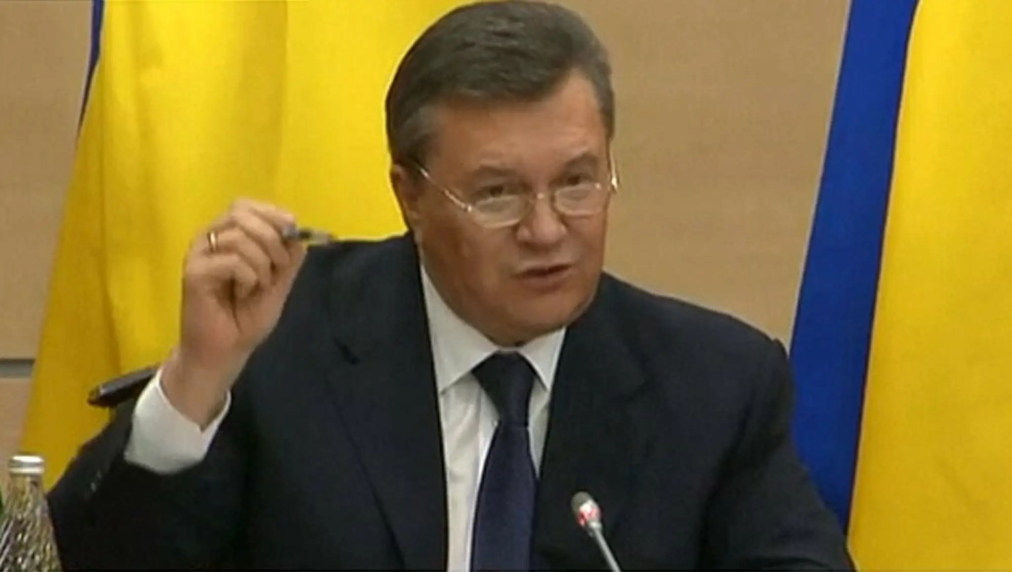 Zosadený ukrajinský prezident Viktor Janukovyč