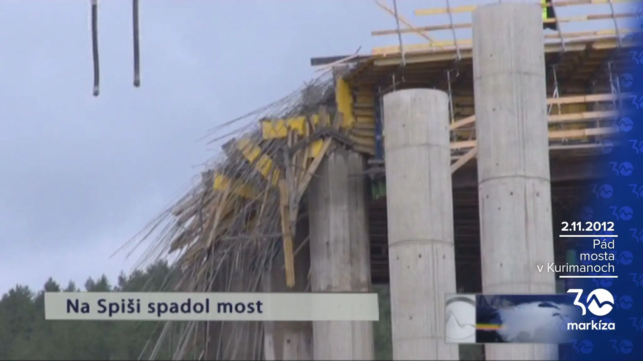 Tragický pád mosta pri Kurimanoch