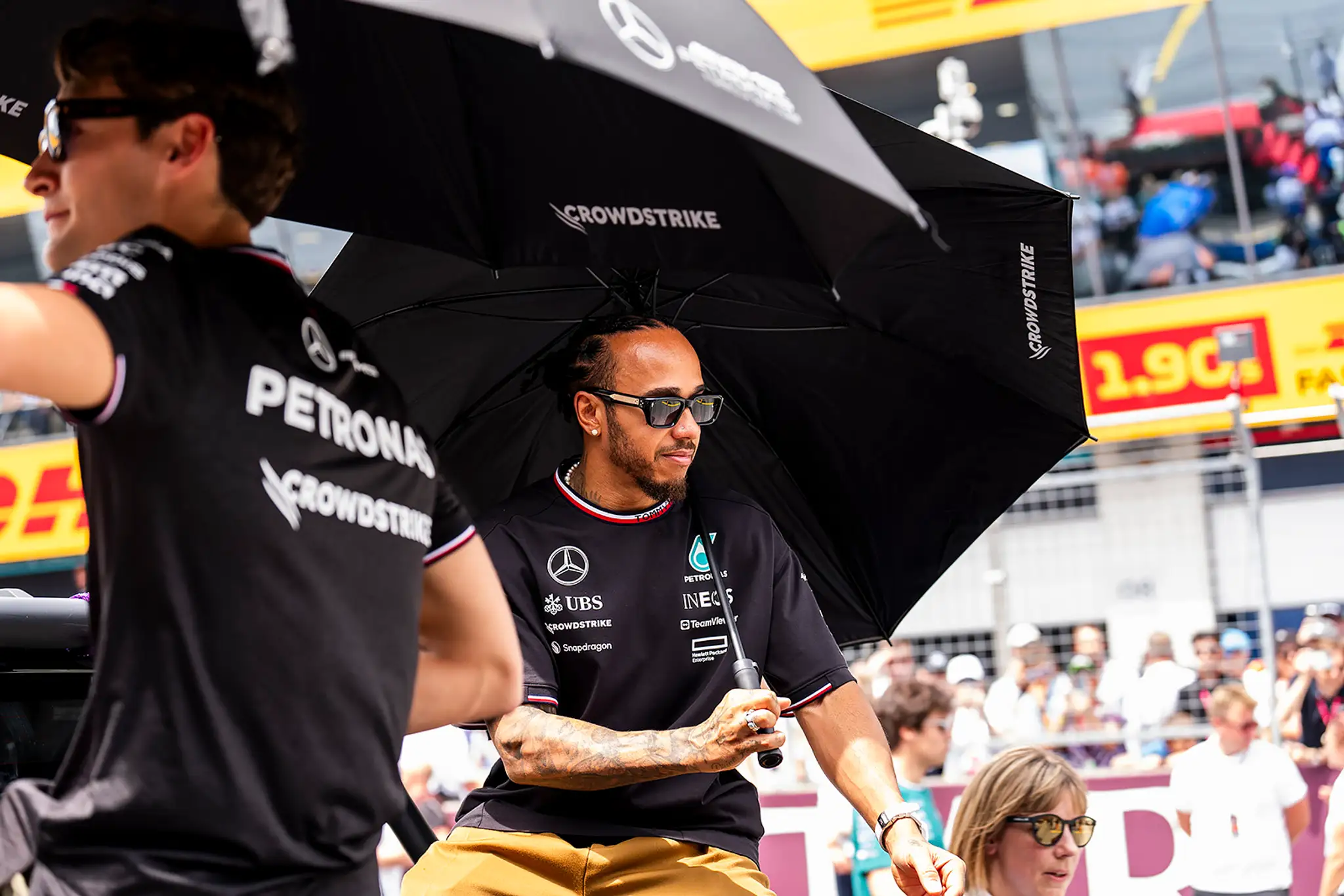 Lewis Hamilton na Veľkej cene Rakúska.