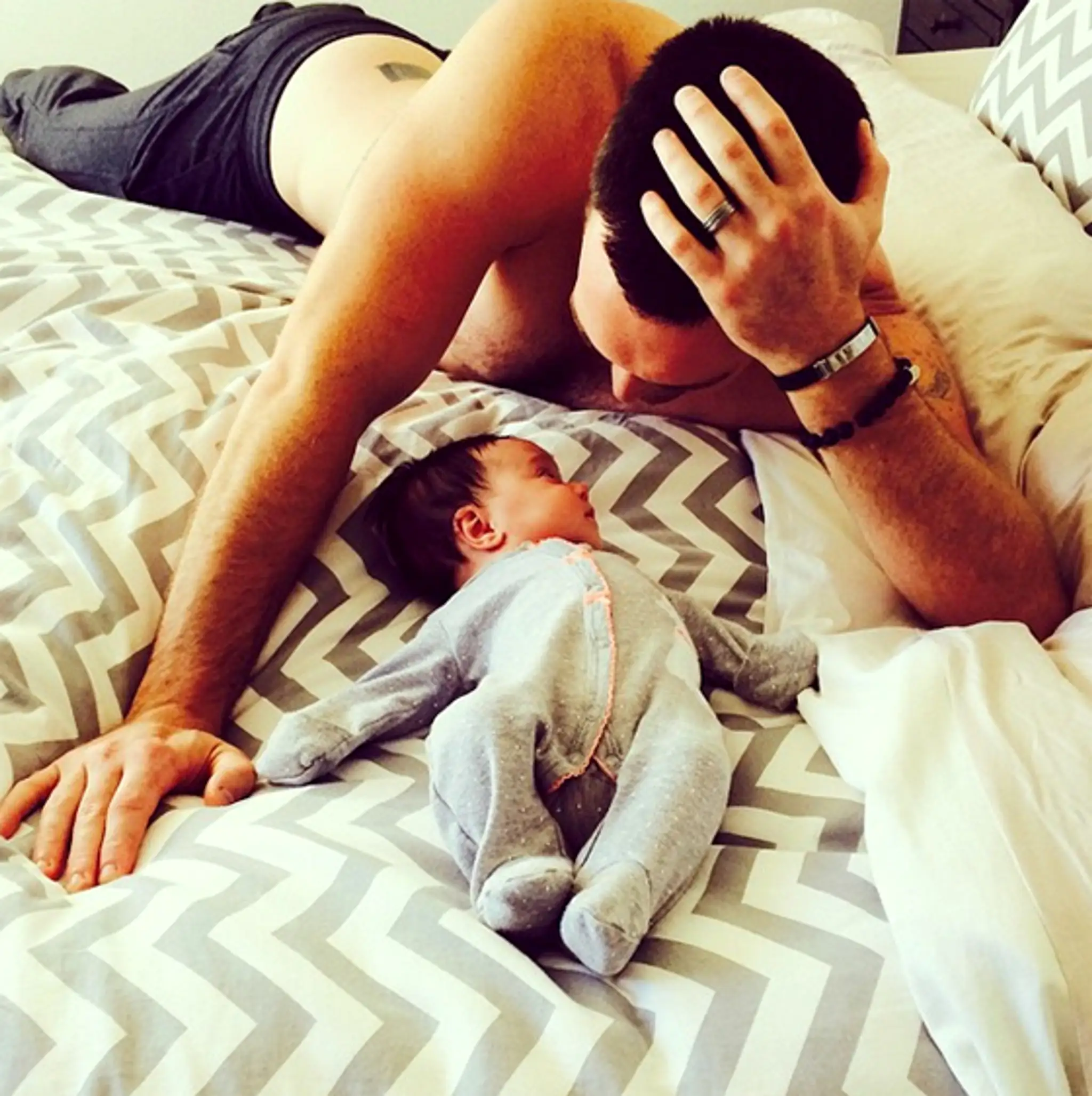 Owain Yeoman s dcérkou Ever Belle (foto: Instagram Gigi Yallouz Yeoman)