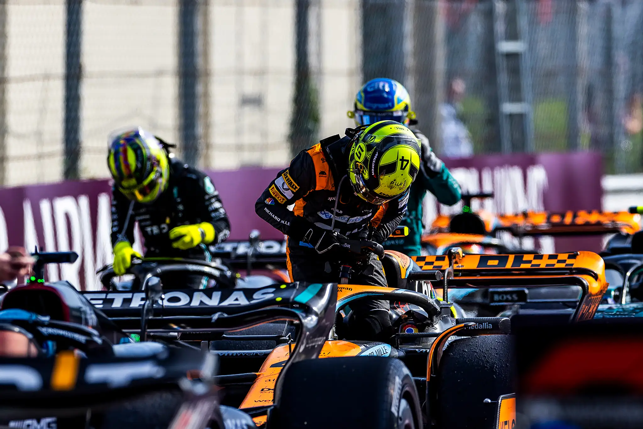 Lando Norris pri svojom monoposte.