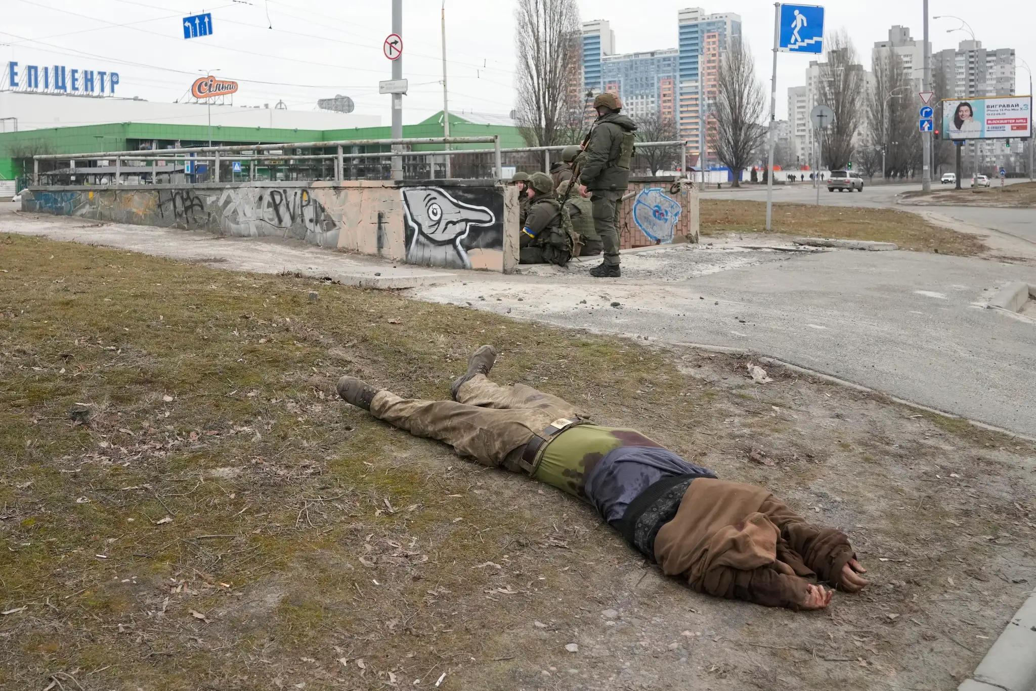 Snímka mŕtveho vojaka