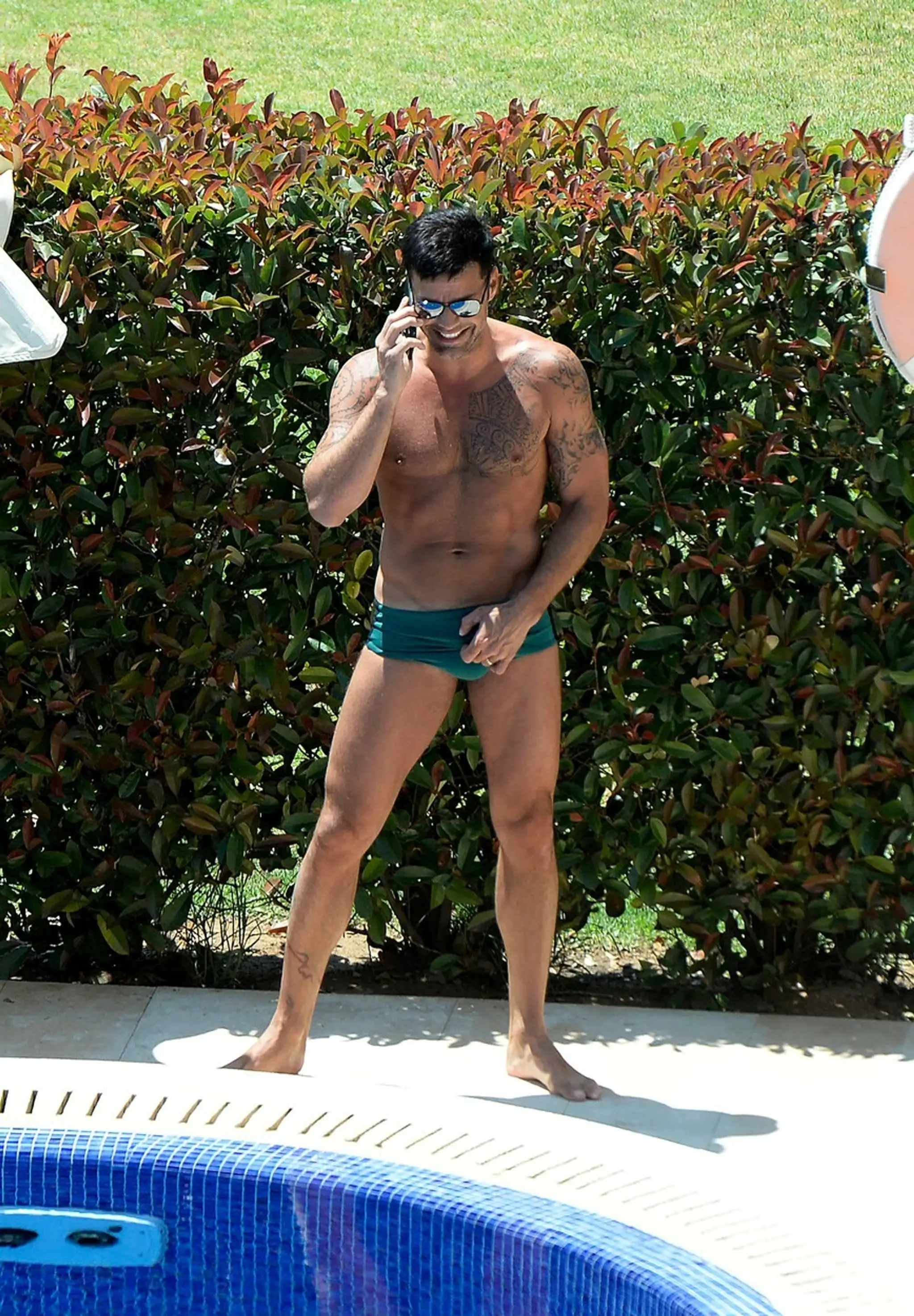 Ricky Martin na dovolenke na Malorke