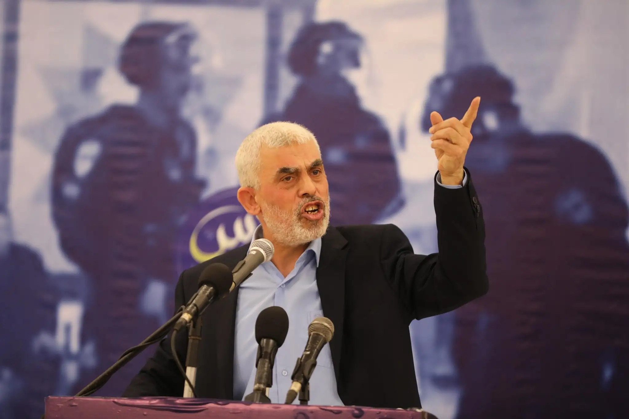 Líder palestínskeho militantného hnutia Hamas Jahjá Sinwár.