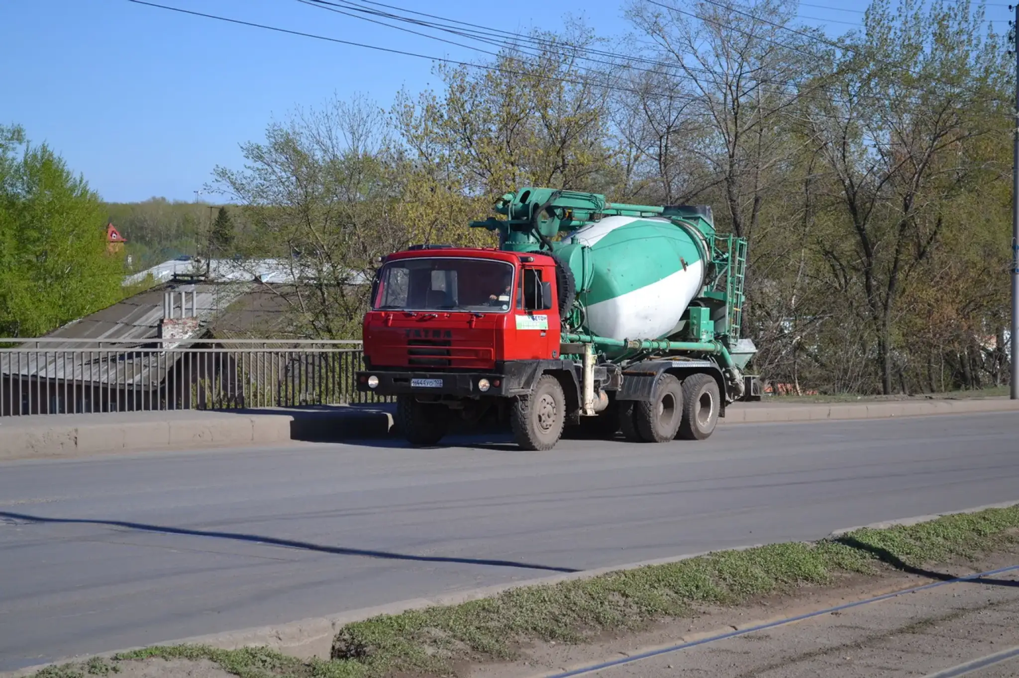 Tatra 815 ako miešačka.