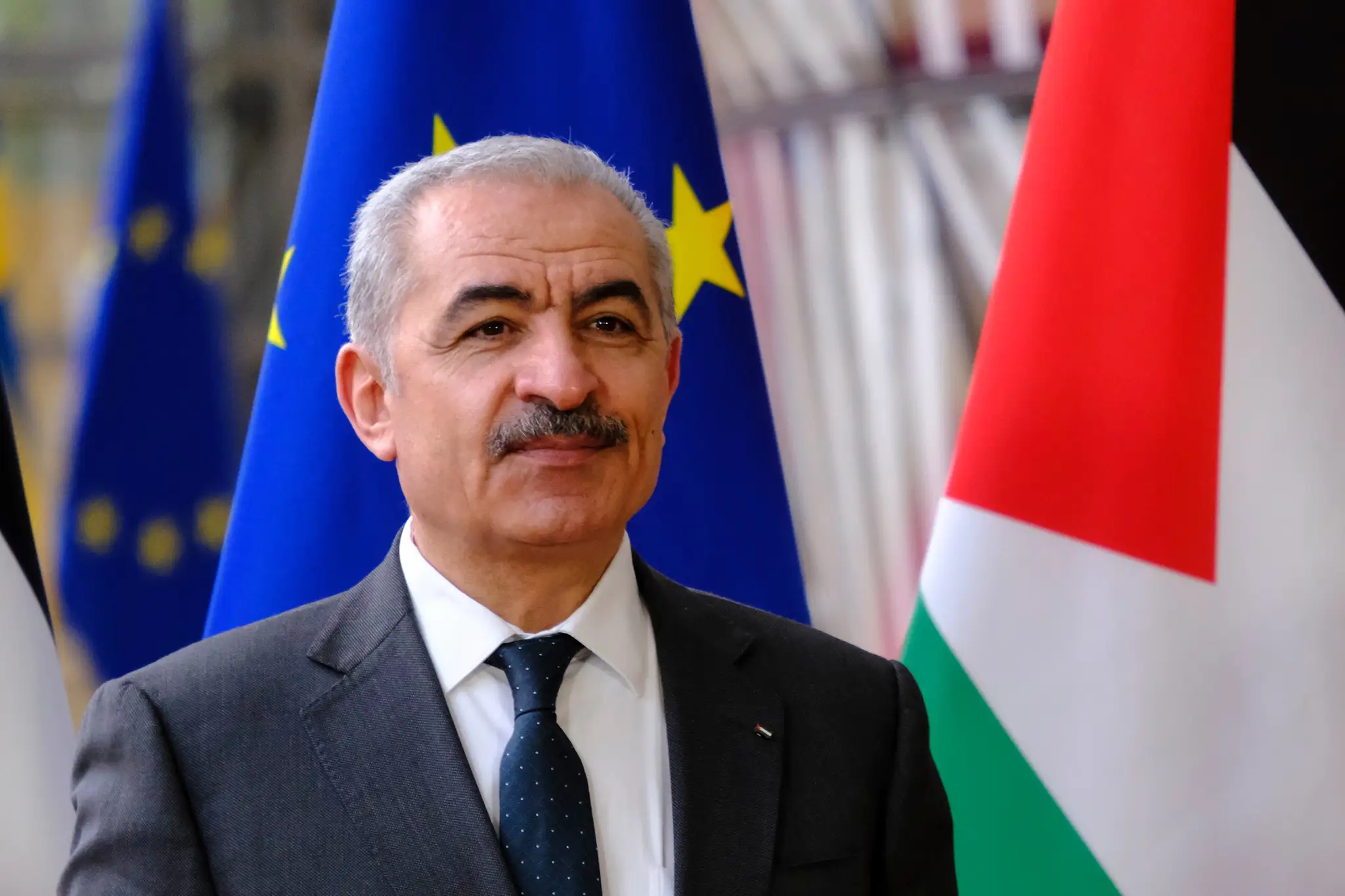 Predseda vlády Palestínskej samosprávy v Predjordánsku Muhammad Štajja.