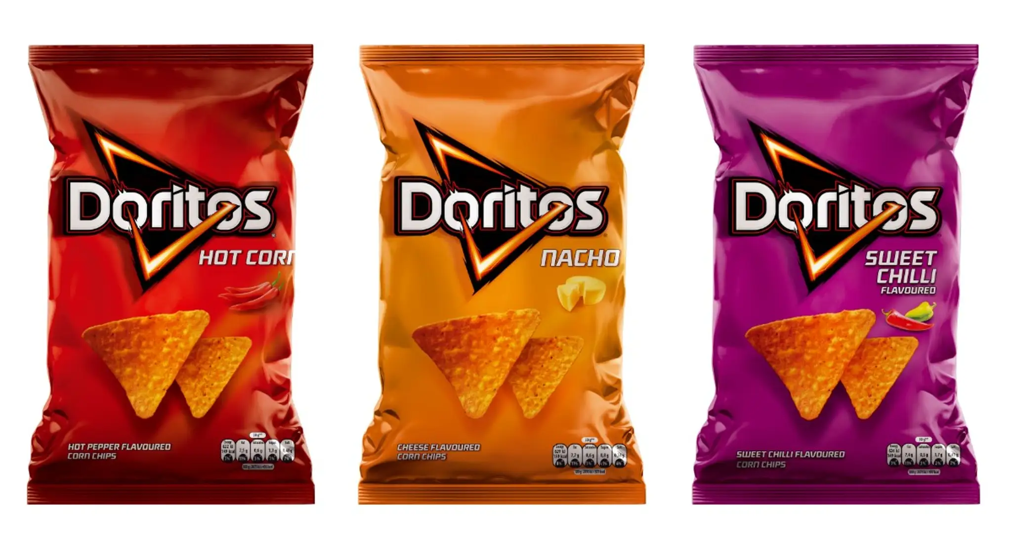 Doritos s jeho novými príchuťami