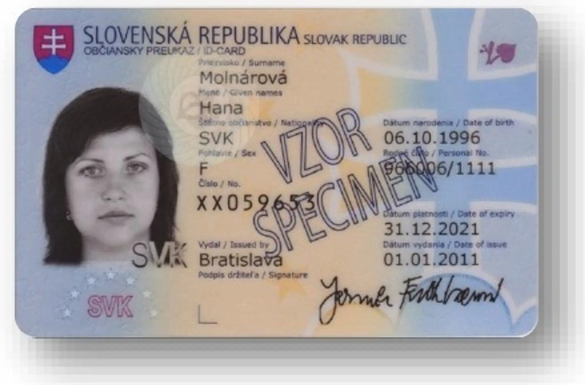 Občiansky preukaz - ilustračná foto