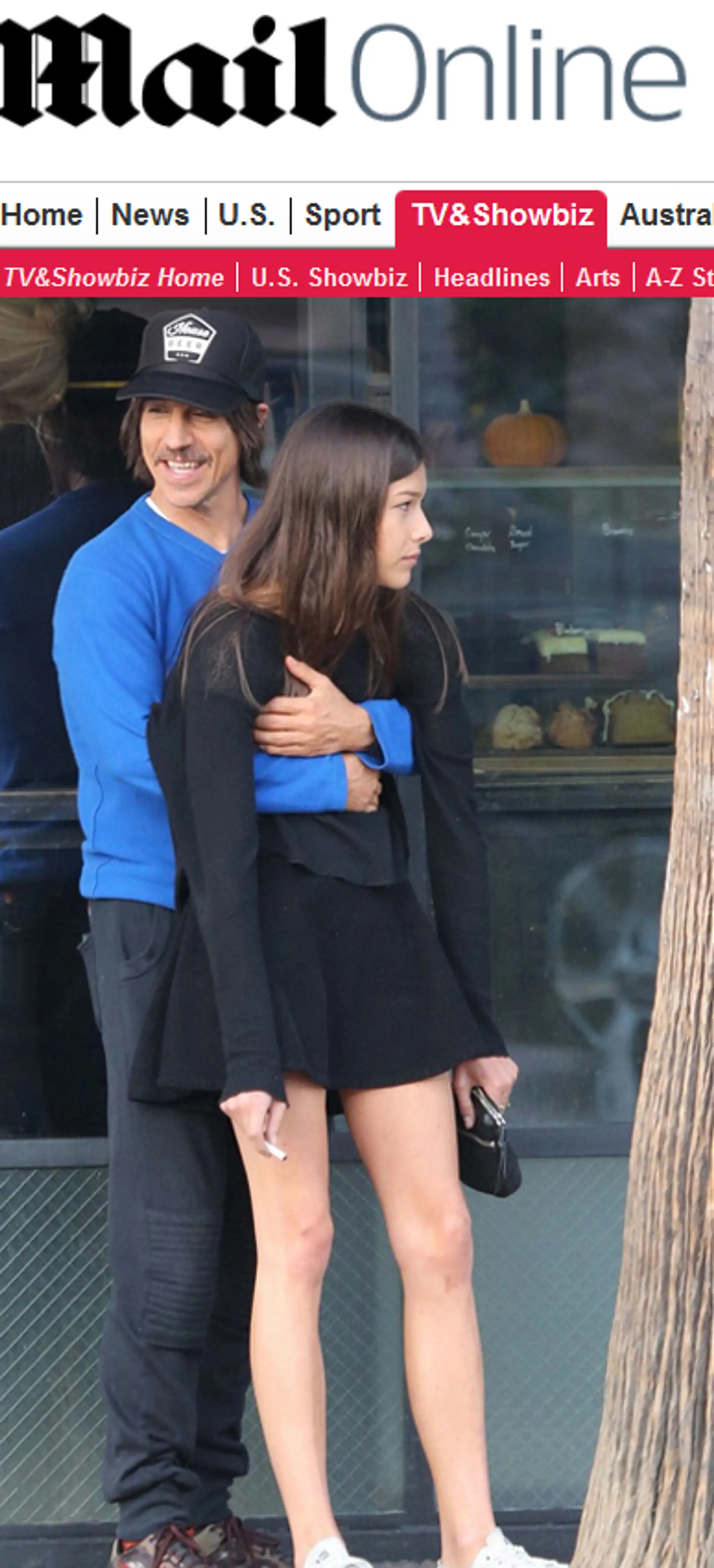 Anthony Kiedis a Helena Vestergaard