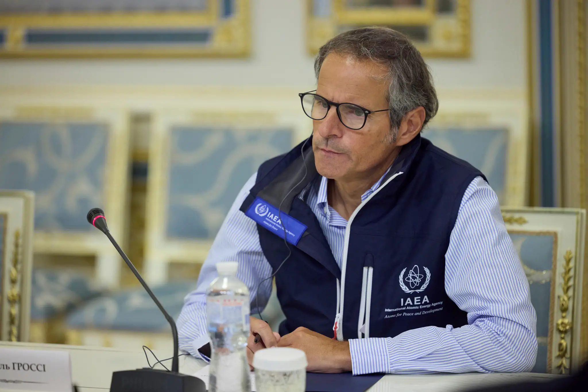 Šéf Medzinárodnej agentúry pre atómovú energiu (MAAE) Rafael Grossi.