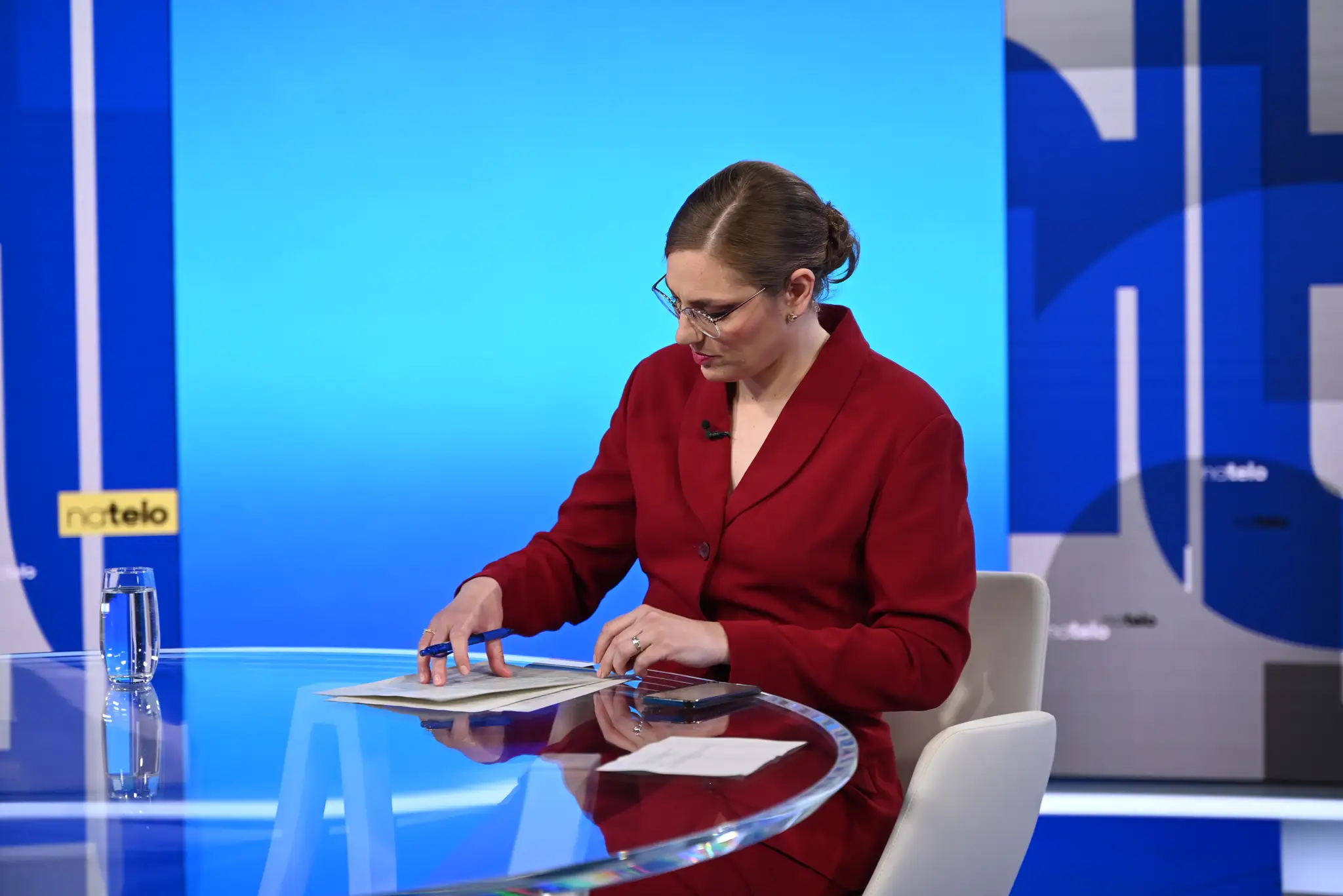 Moderátorka relácie Na telo Karolína Lacová