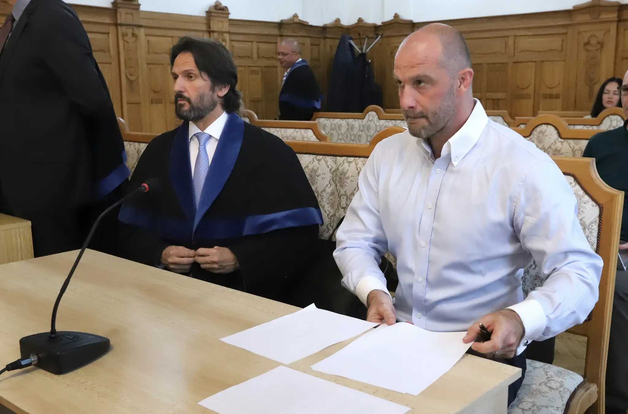 Robert Kaliňák a obžalovaný Norbert Bödör