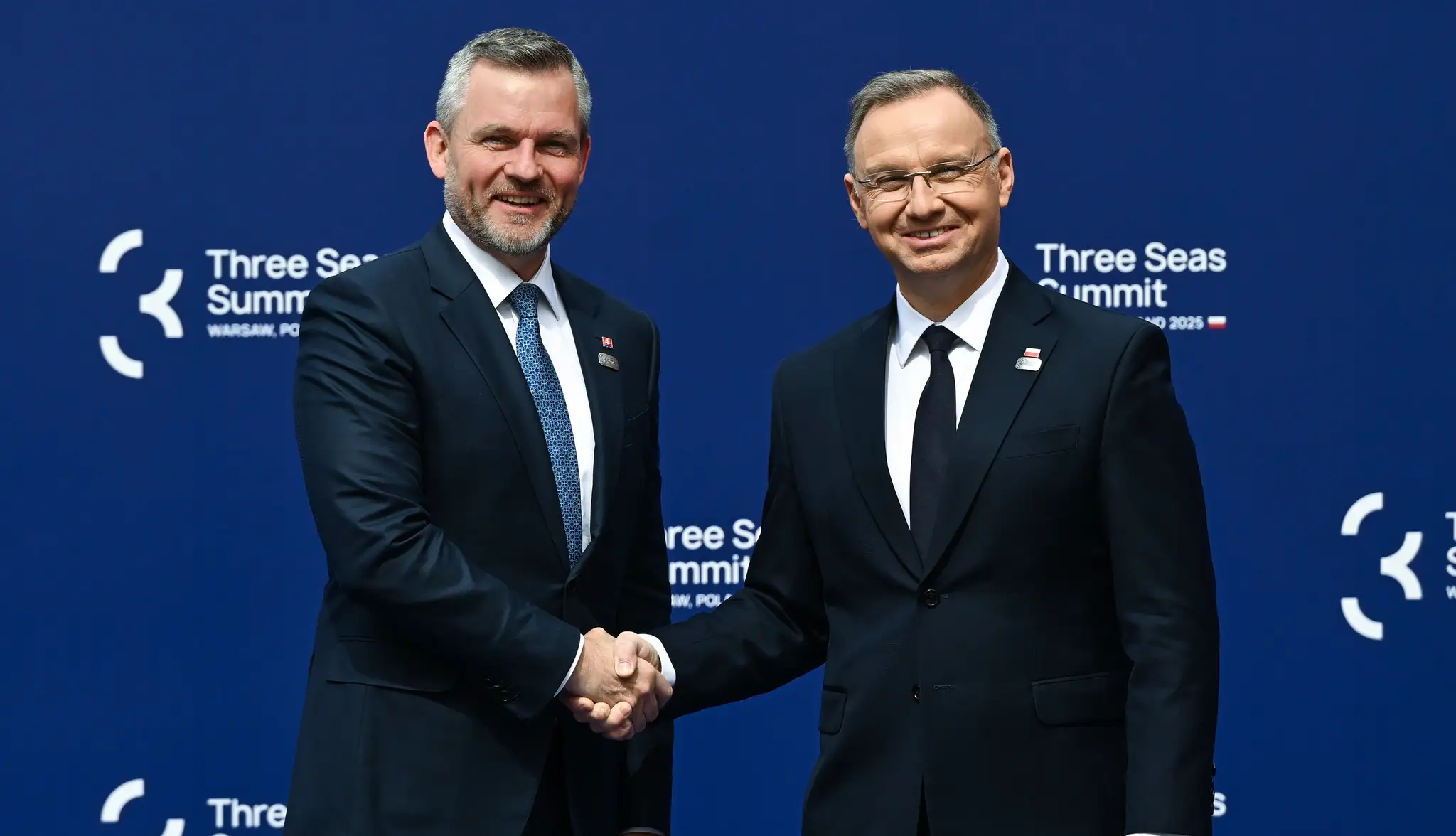 Prezident SR Peter Pellegrini a jeho poľský náprotivok Andrzej Duda.
