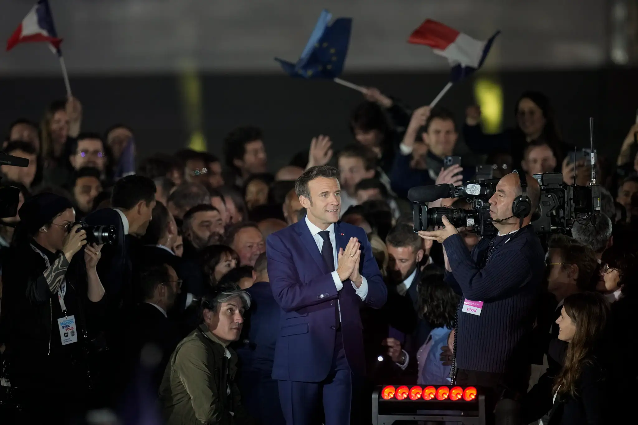 Emmanuel Macron po víťazstve vo voľbách
