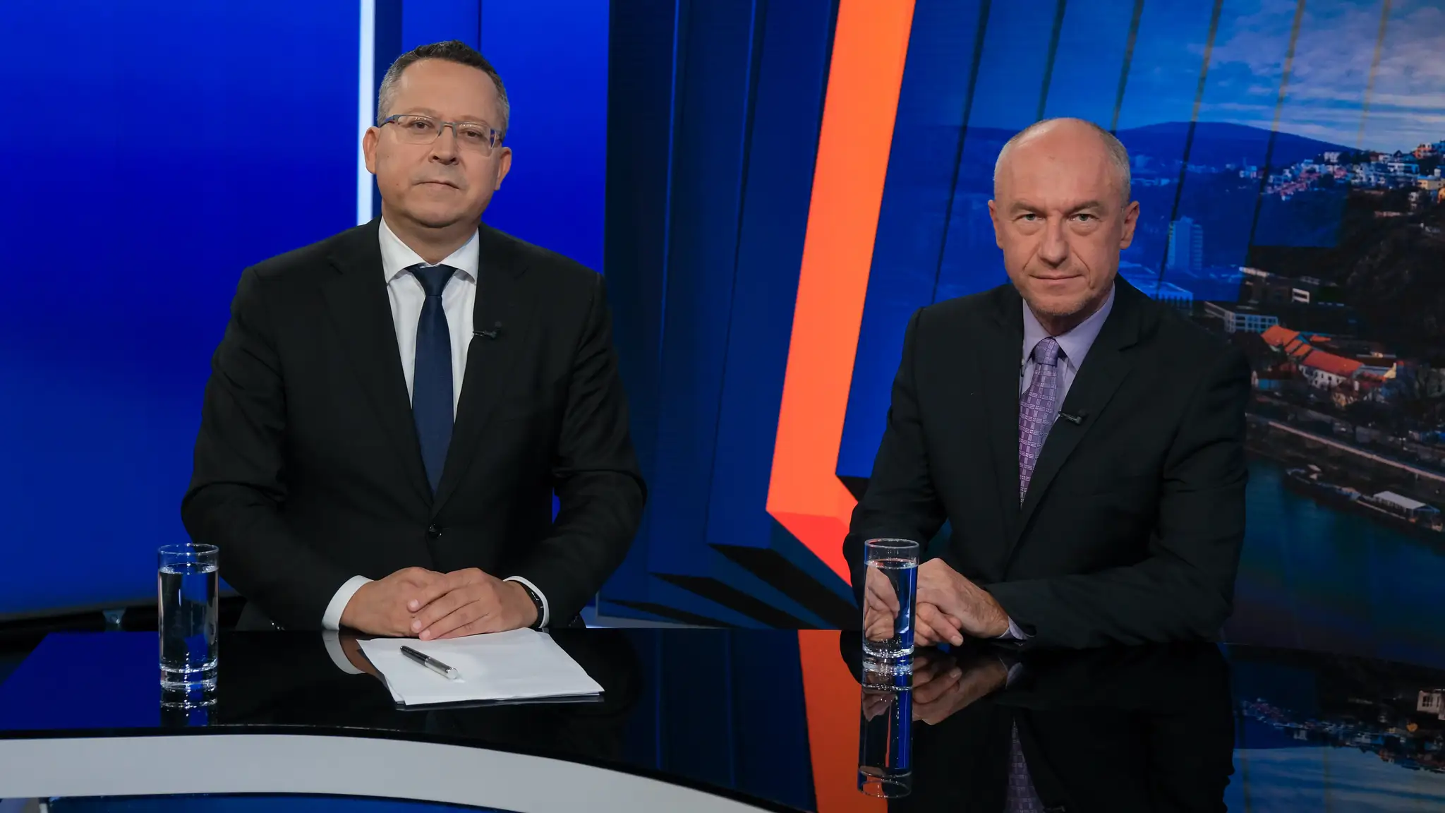 Ladislav Kamenický a Karel Hirman v relácii Na telo.