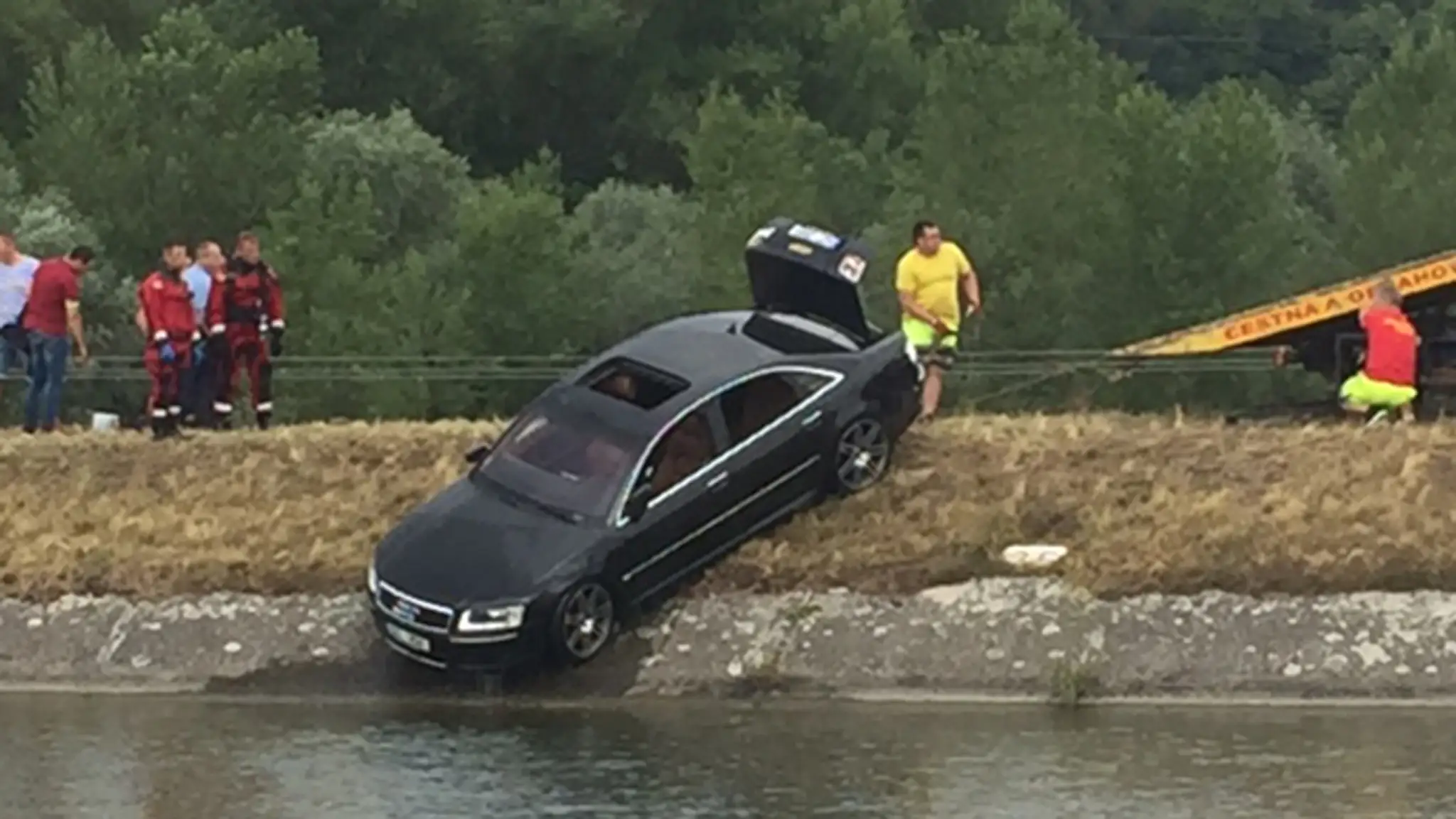 Na tomto aute unikali páchatelia, ktorí vykradli čerpaciu stanicu pri Trenčíne.