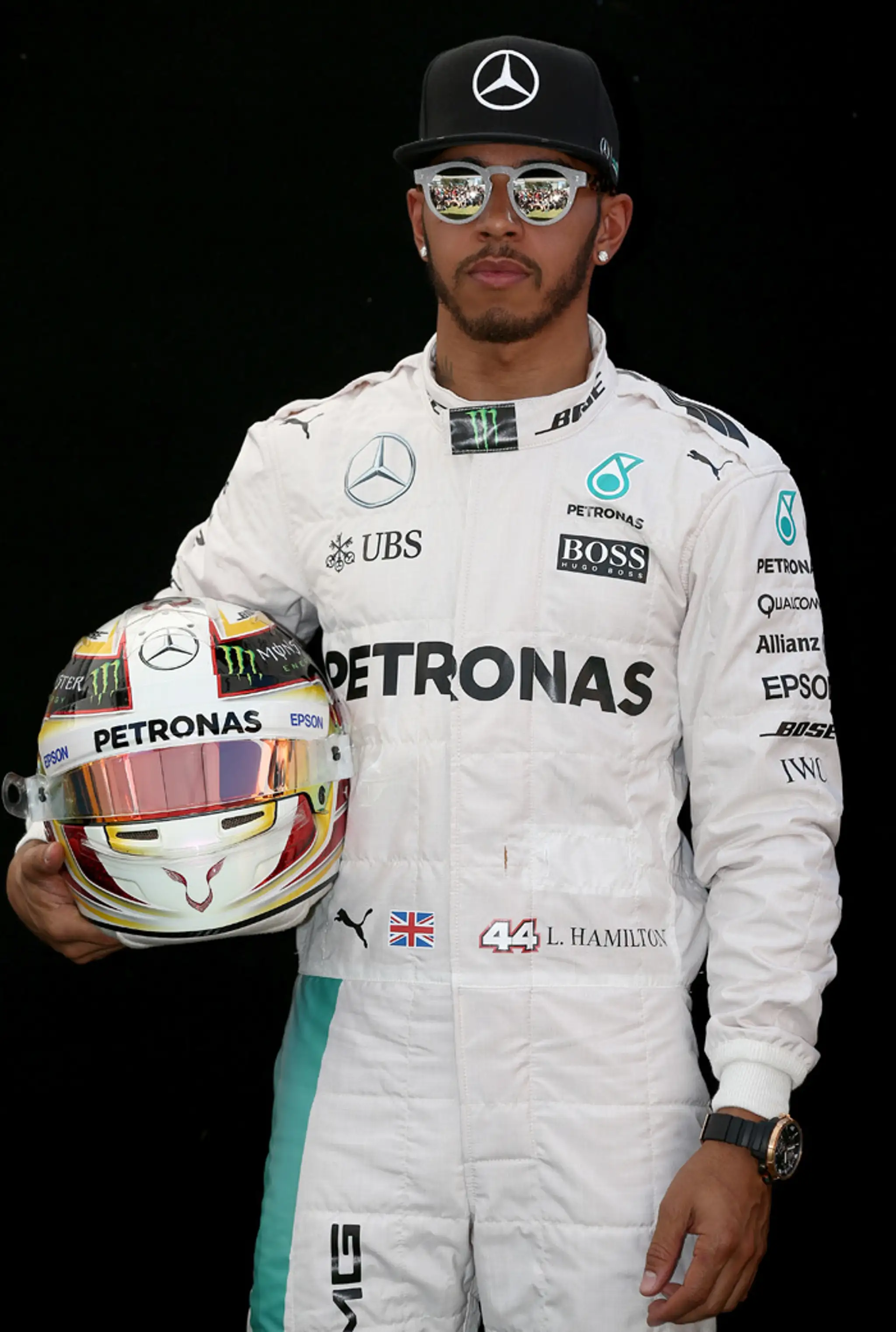 Britský jazdec tímu Mercedes GP Lewis Hamilton.