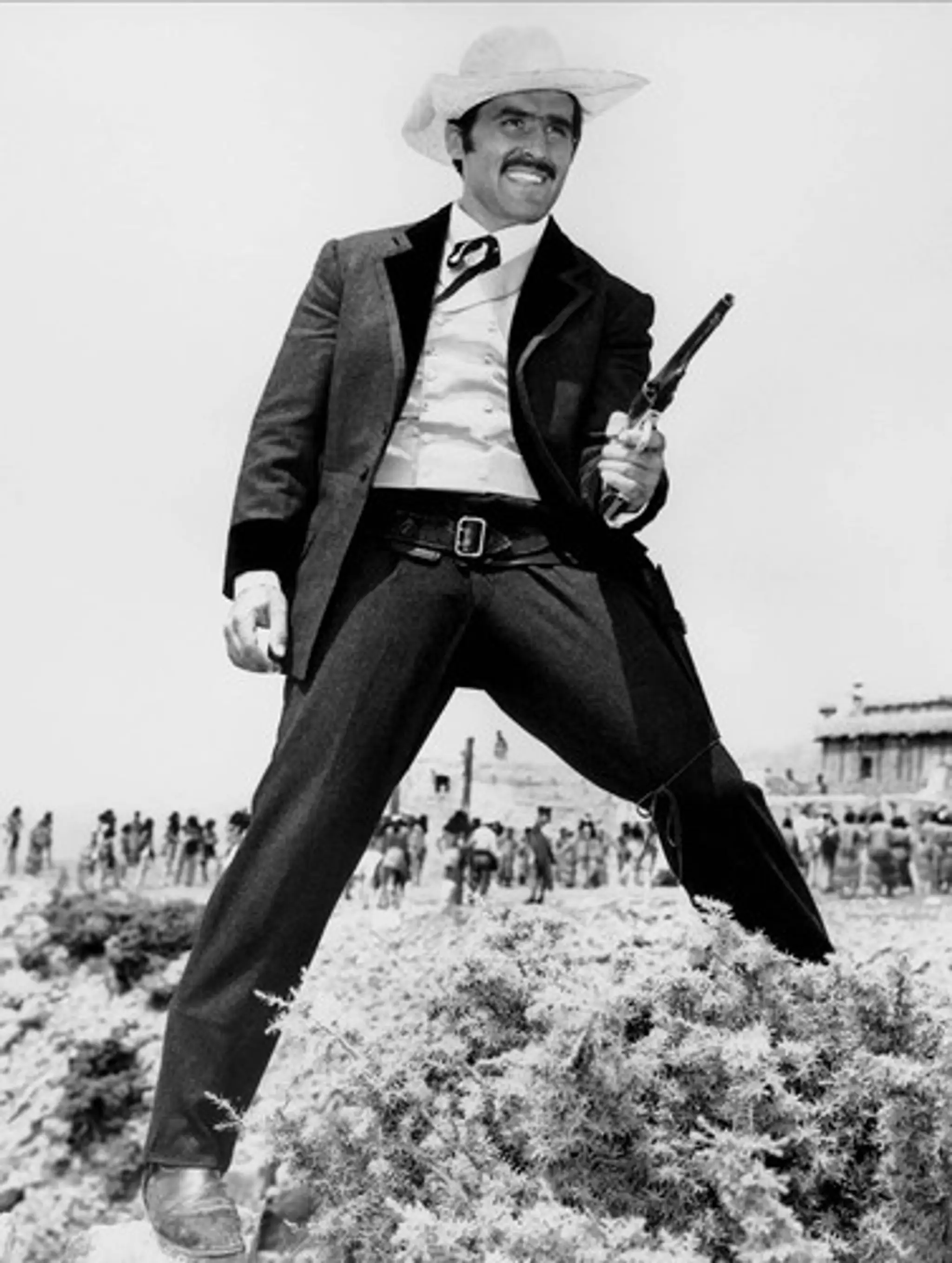 Mario Adorf ako Frederick Santer vo filme Winnetou.