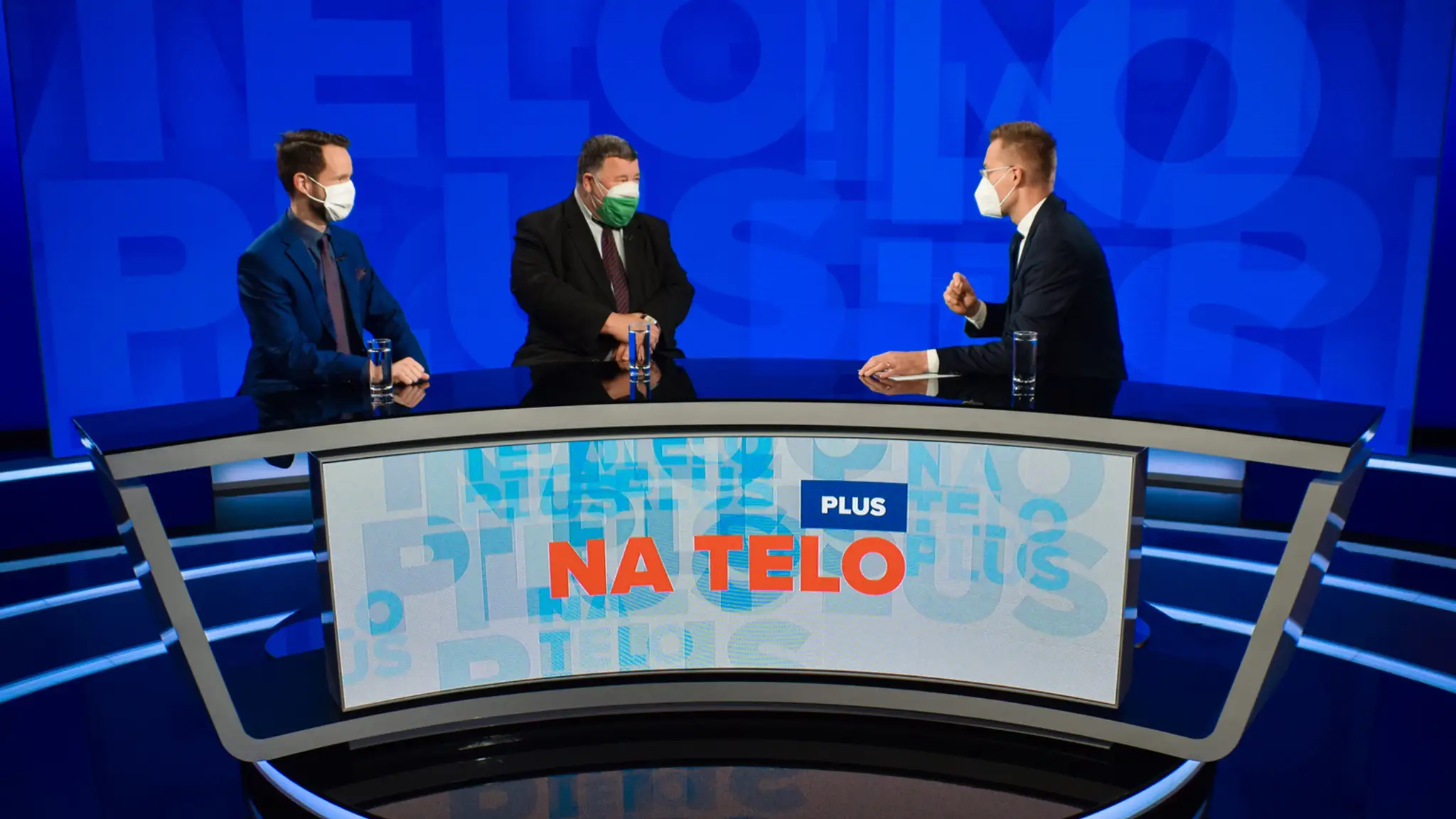 Peter Sabaka a Vladimír Krčméry v Na telo plus.