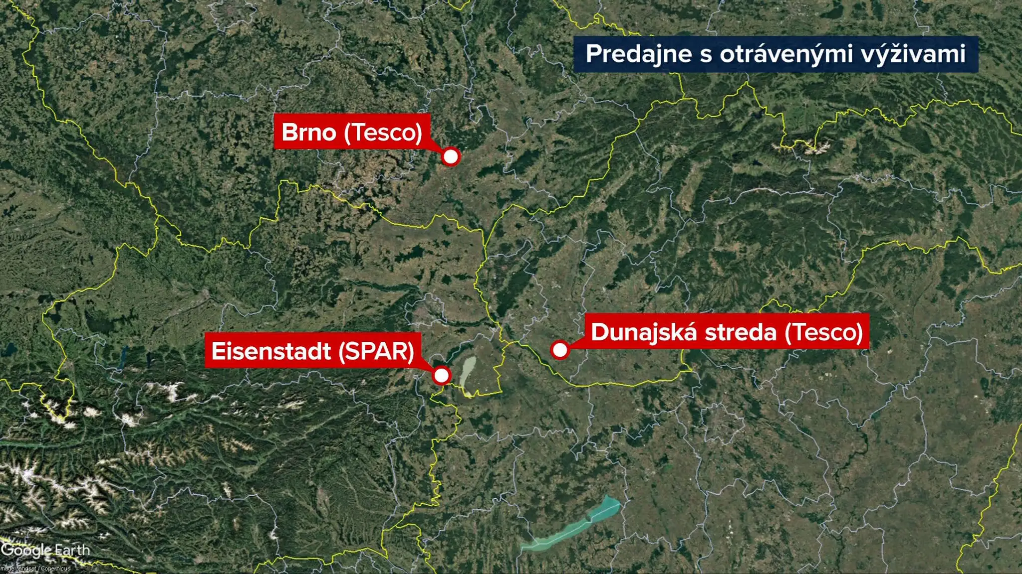 Krajiny s otrávenými výživami