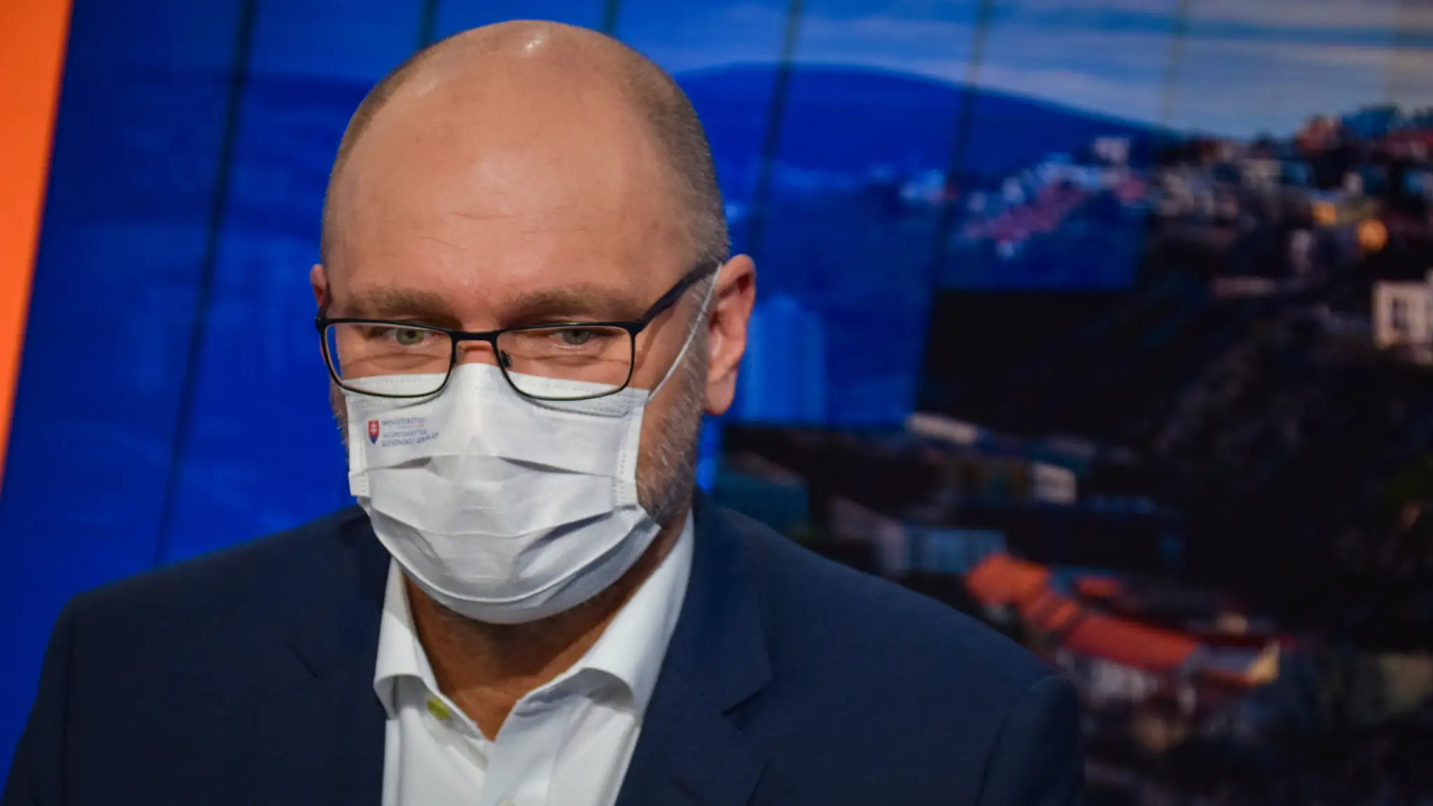 Peter Žiga pred vysielaním.
