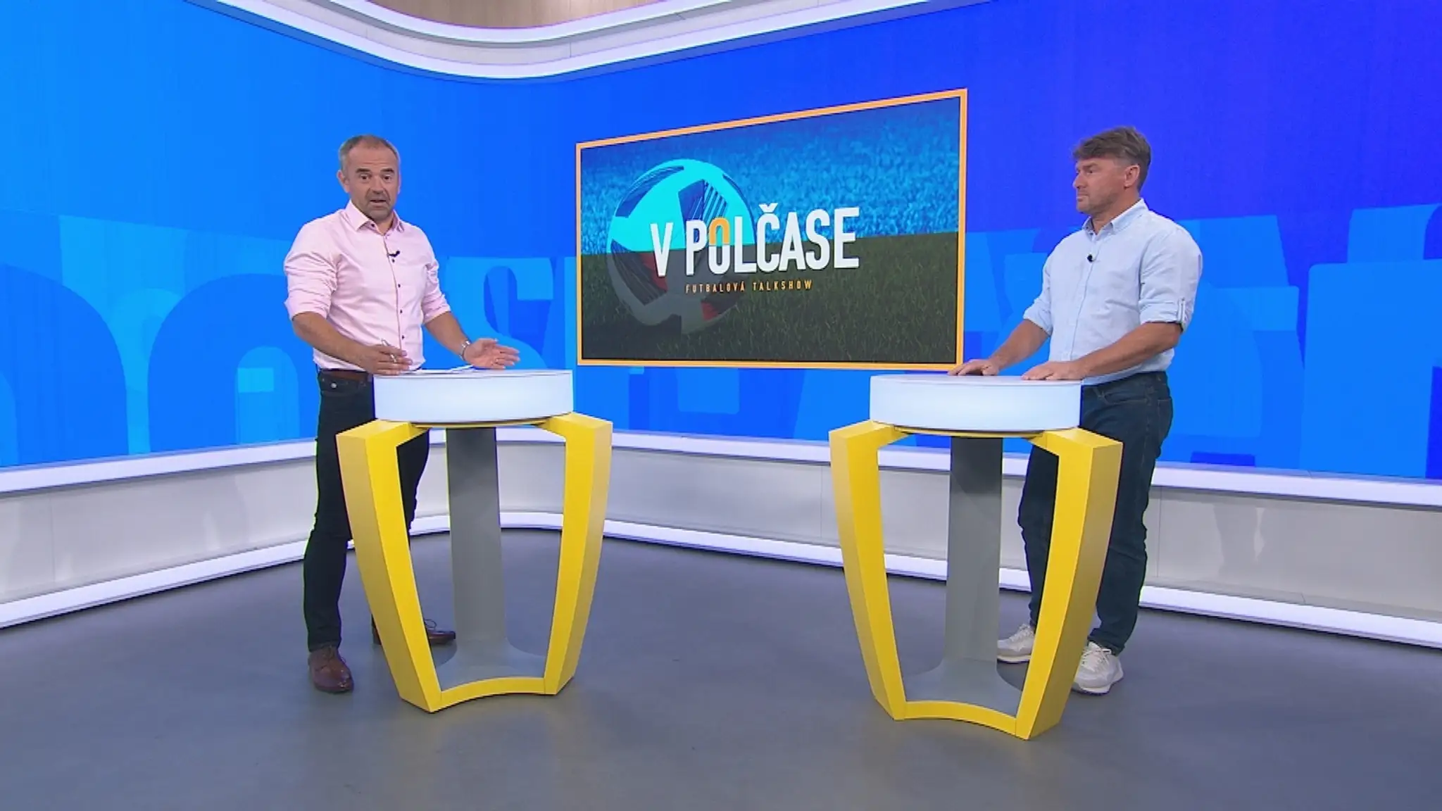 Hosťom moderátora Sláva Jurka v Talkshow V Polčase bol Ľubomír Moravčík.