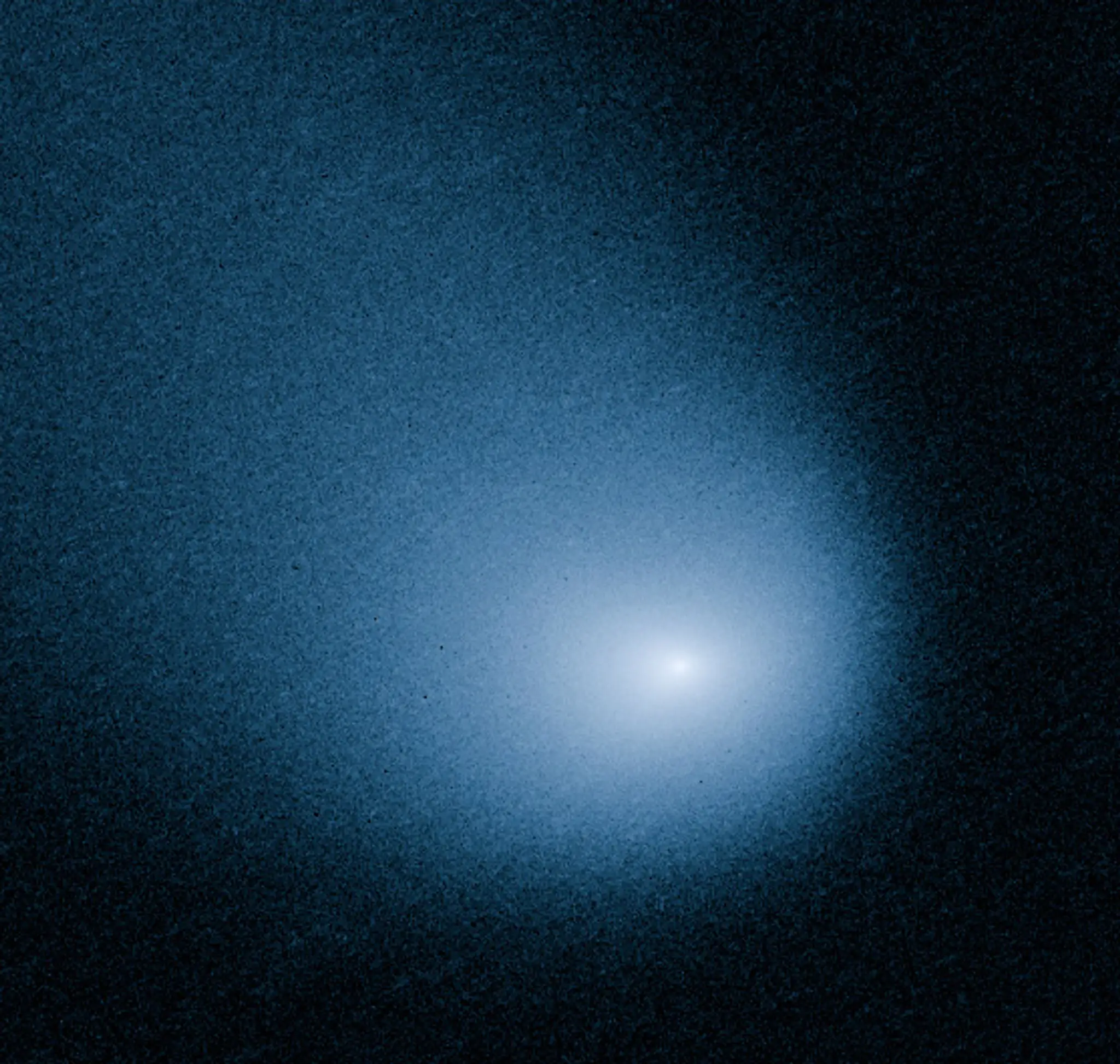 Kométa Siding Spring na snímke z 27. marca 2014 ako ju zachytil Hubblov teleskop.