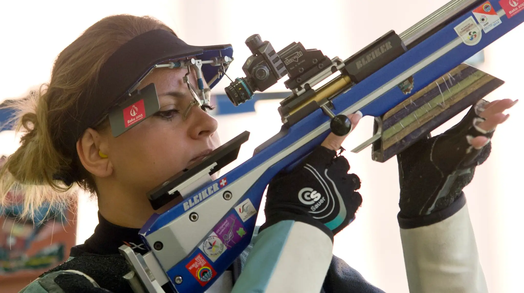 Slovenská reprezentantka v streľbe Daniela Demjén-Pešková.
