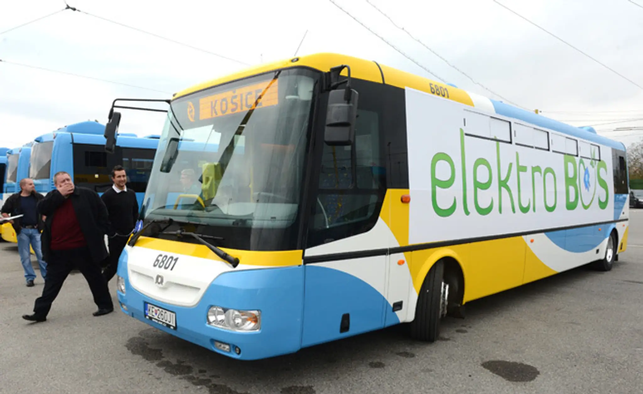 Elektroautobus je súčasťou MHD v Košiciach.