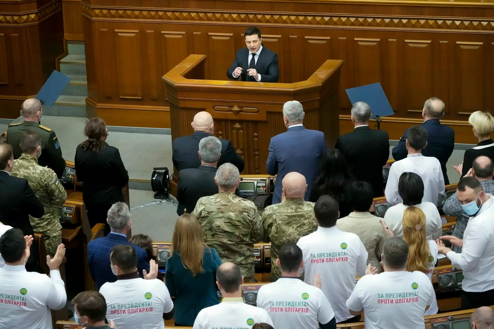 Ukrajinský prezident Volodymyr Zelenskyj