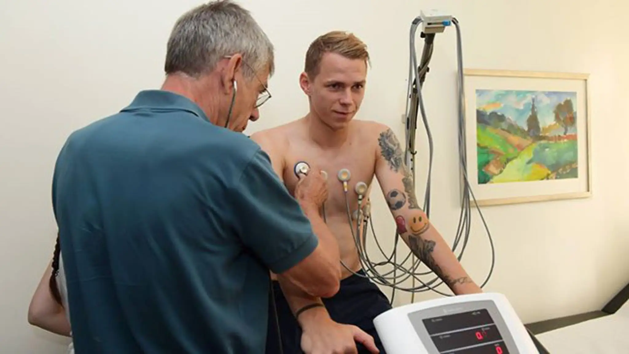 Ondrej Duda na zdravotných testoch.