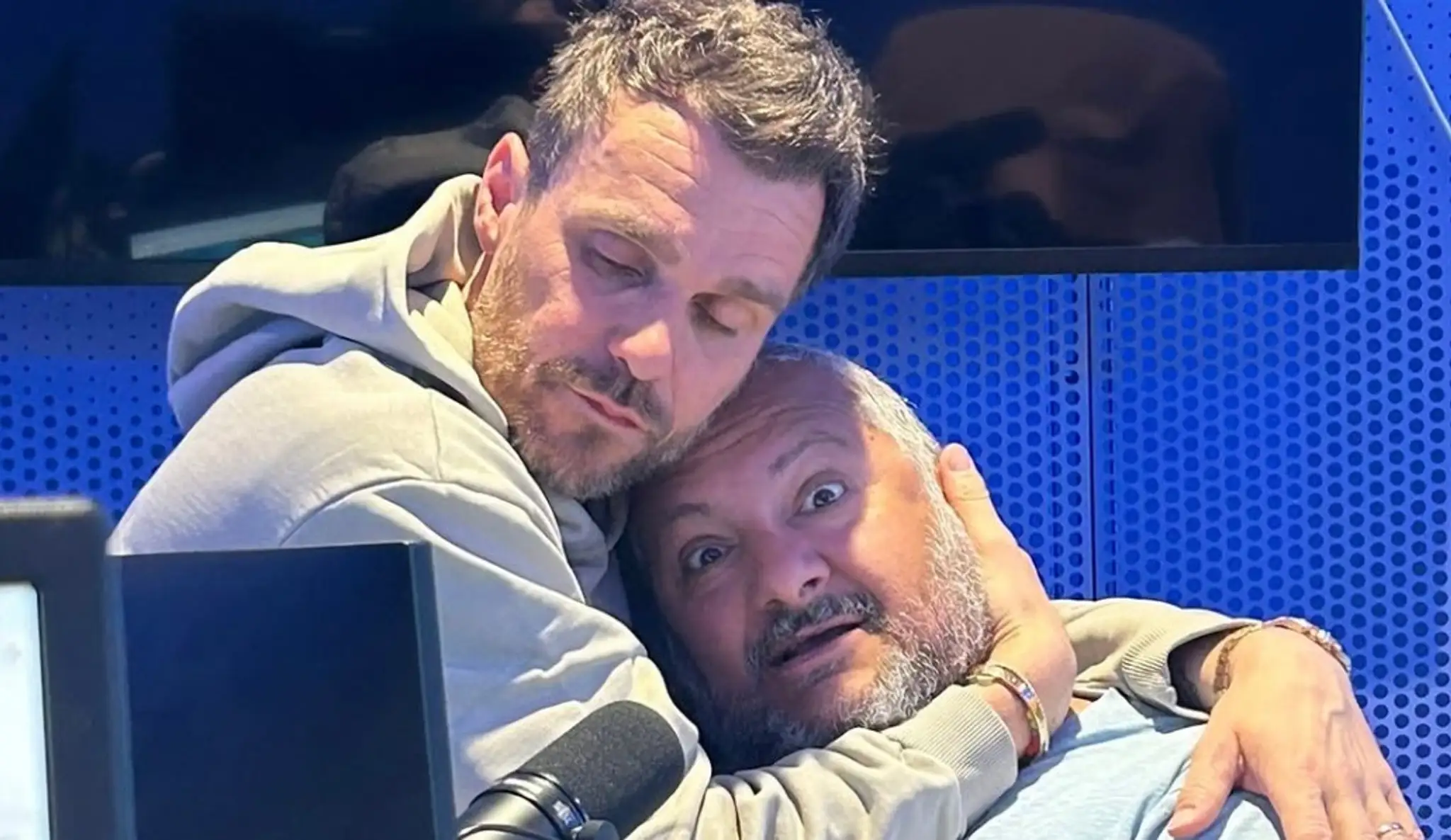 Leoš Mareš s kolegom Patrikom Hezuckým.