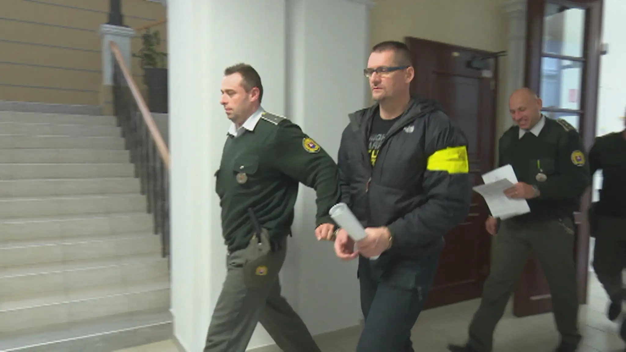 Bývalý policajt na súde.