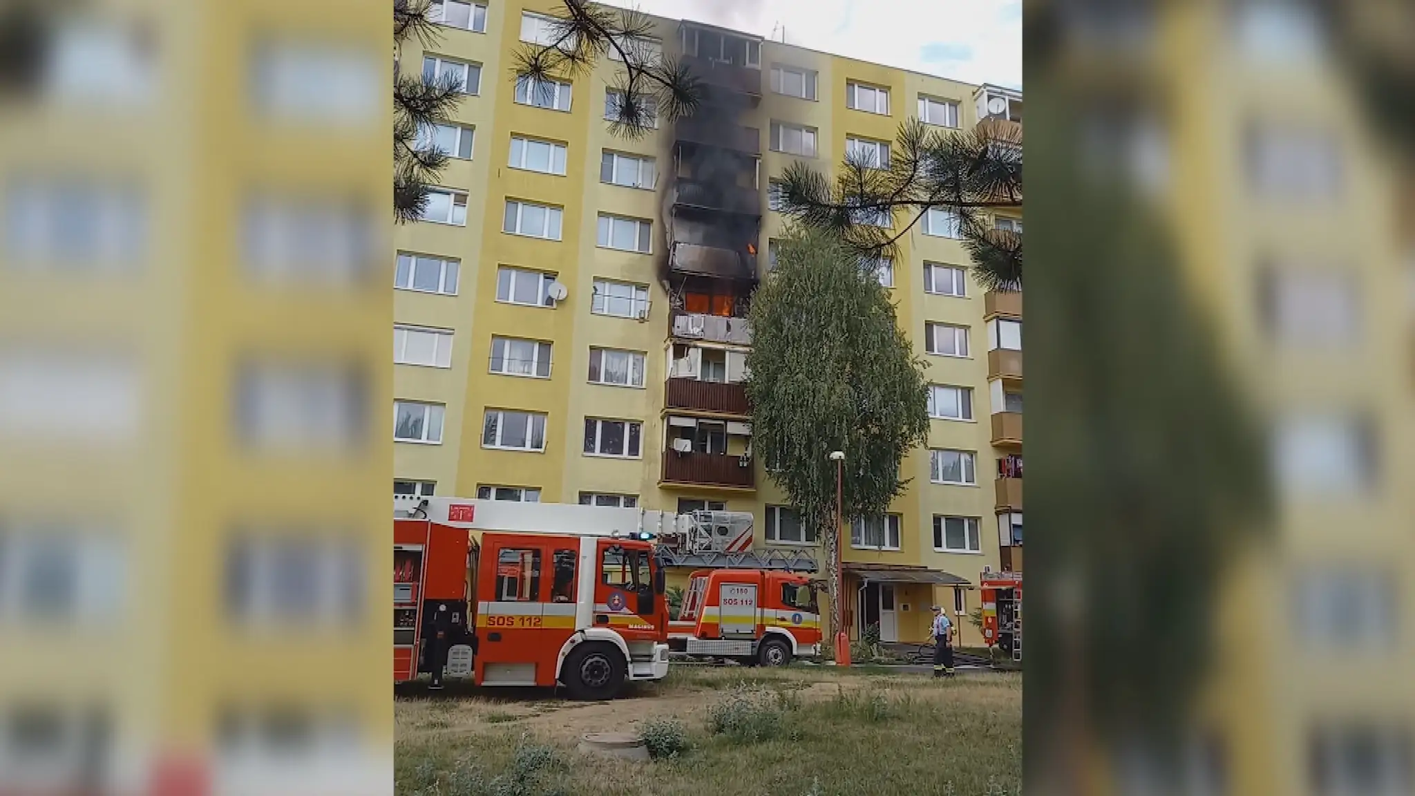Požiar bytu vo Veľkom Krtíši.