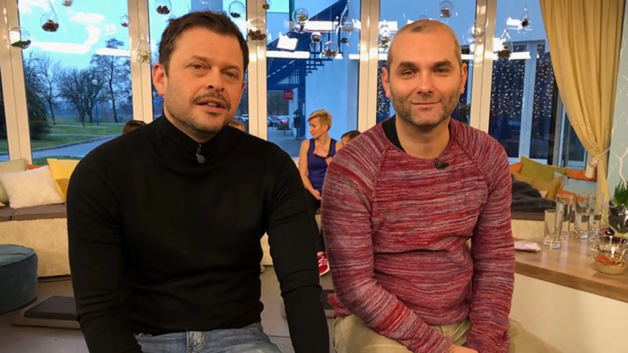 Alexander Bárta a Gejza Dezorz v Teleráne