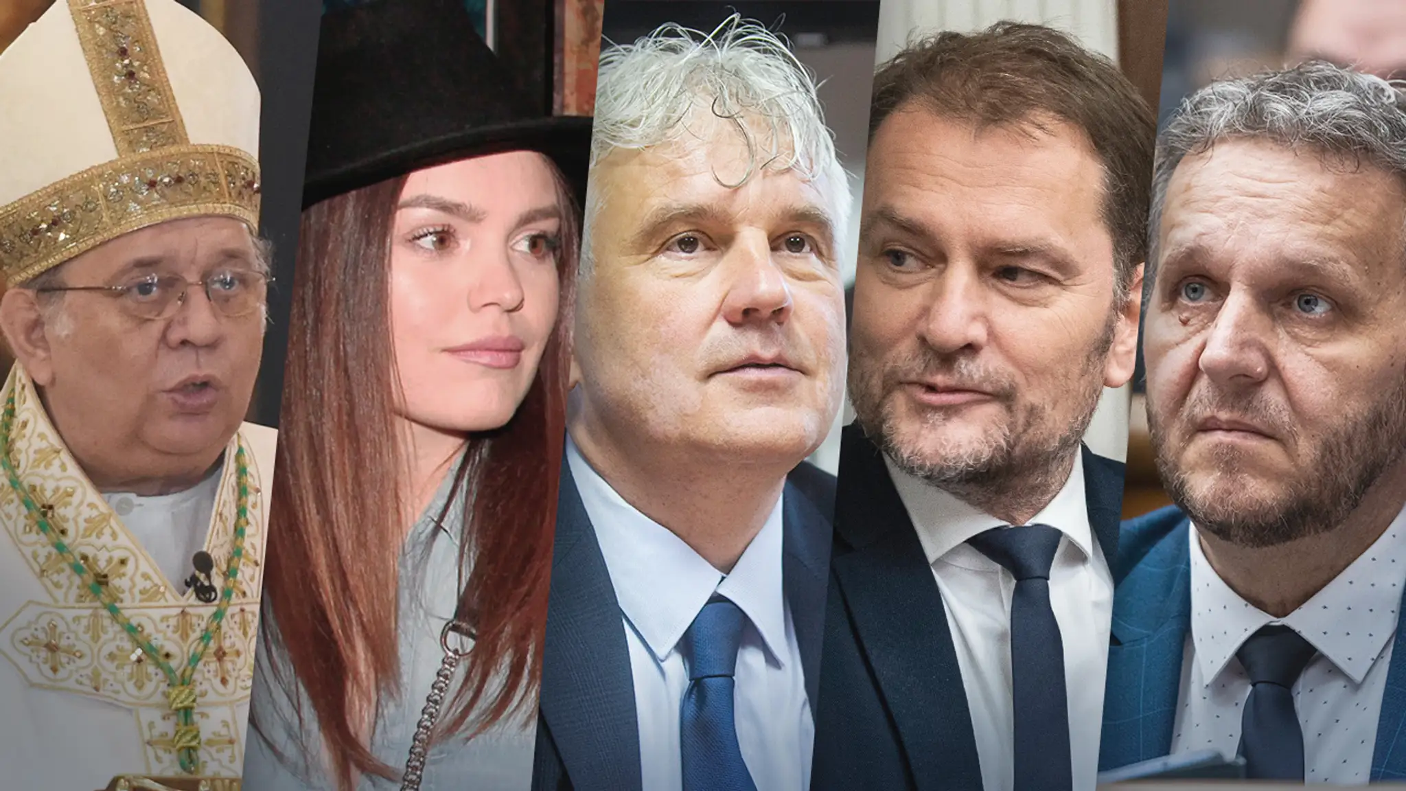 Nominovaní na ocenenie Homofób roka 2022.
