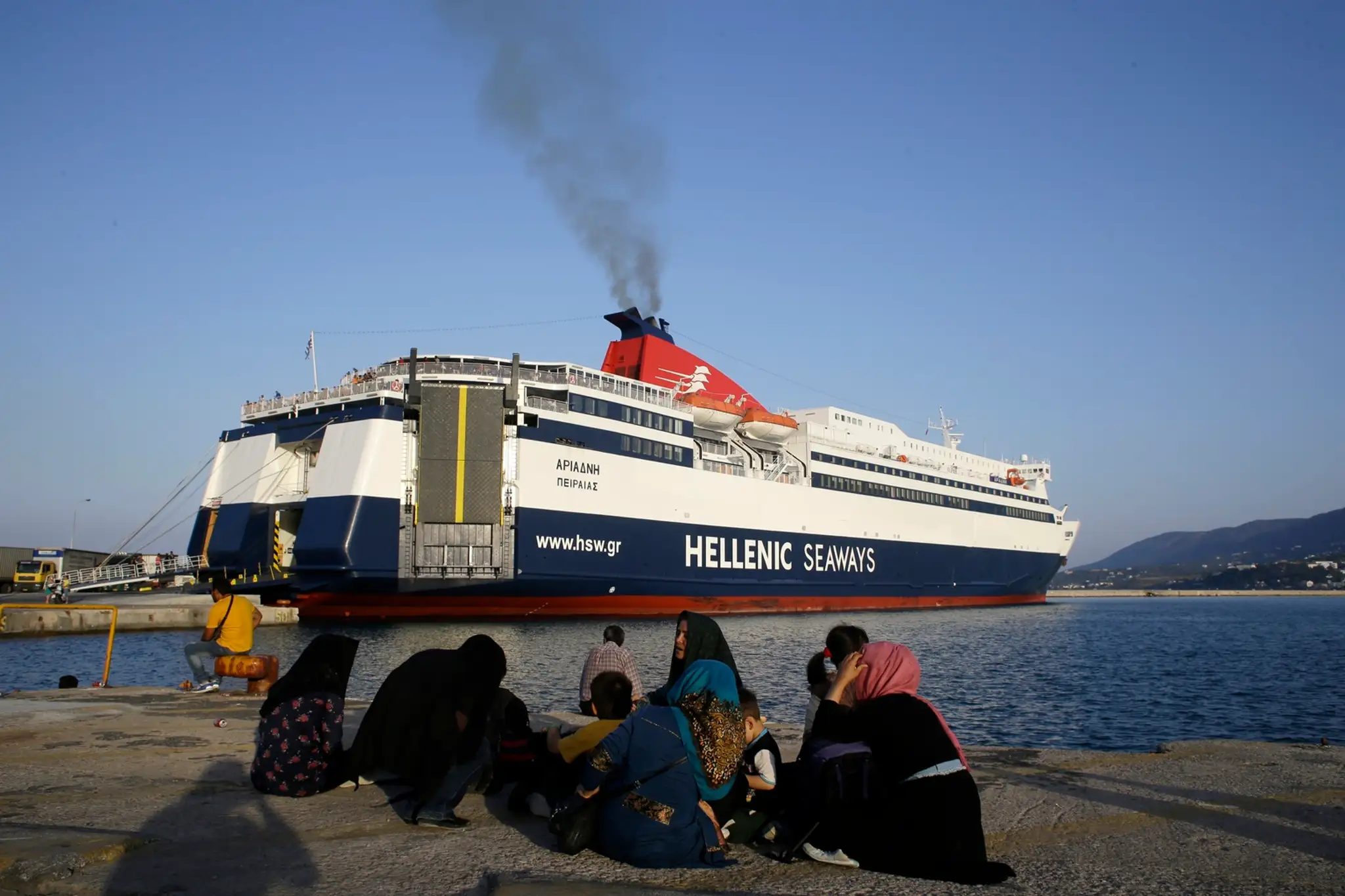 Migranti v Grécku